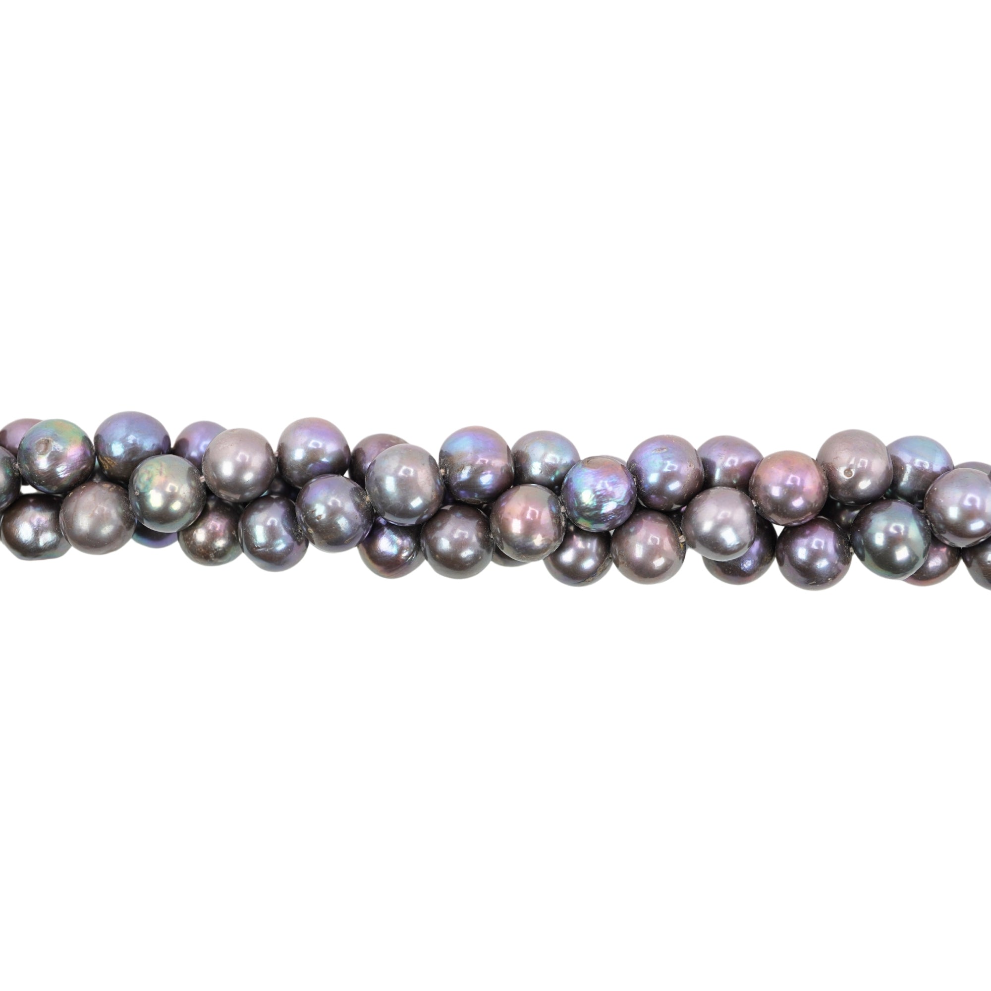 Peacock Round Freshwater Pearls Beads