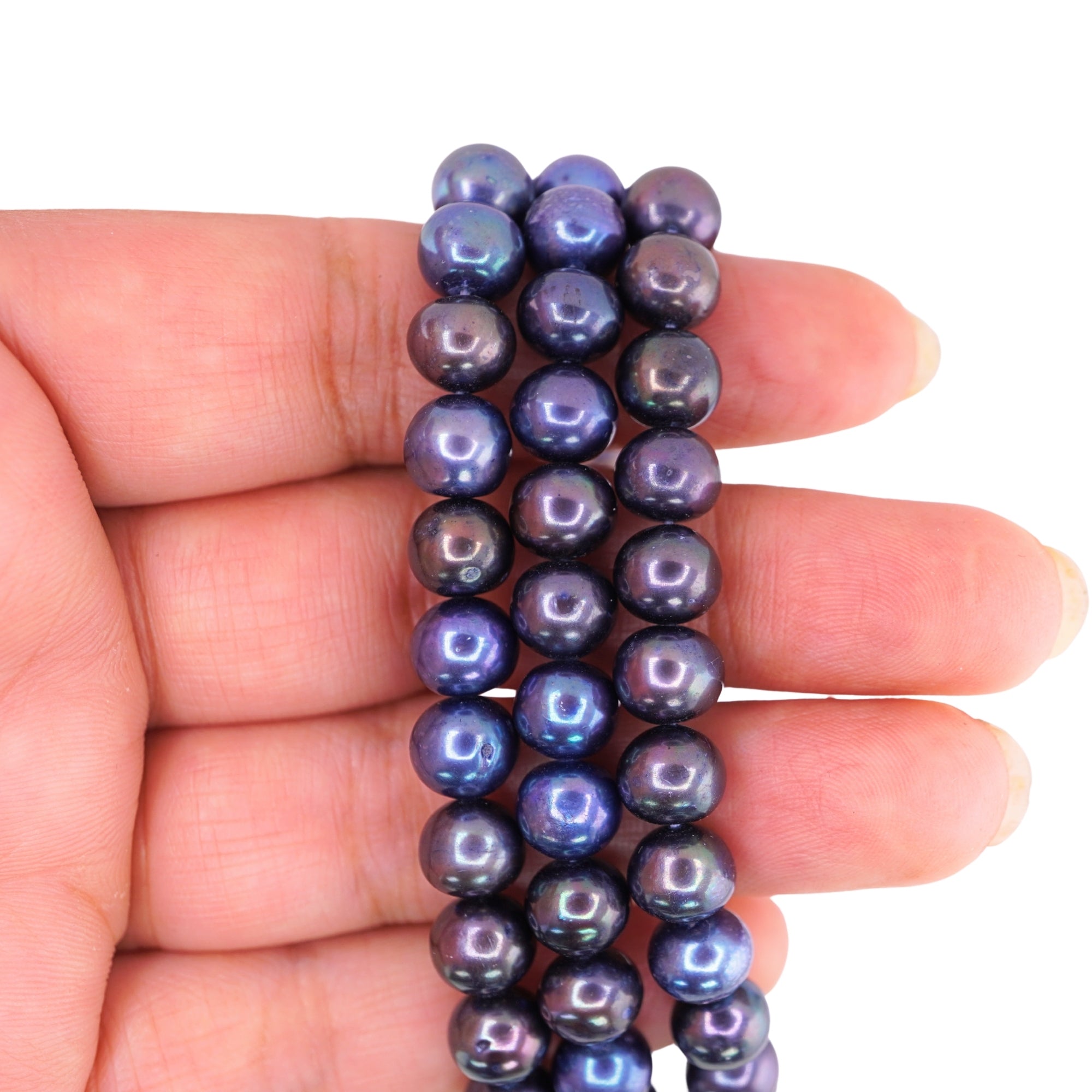 Peacock Oval Freshwater Pearls Beads