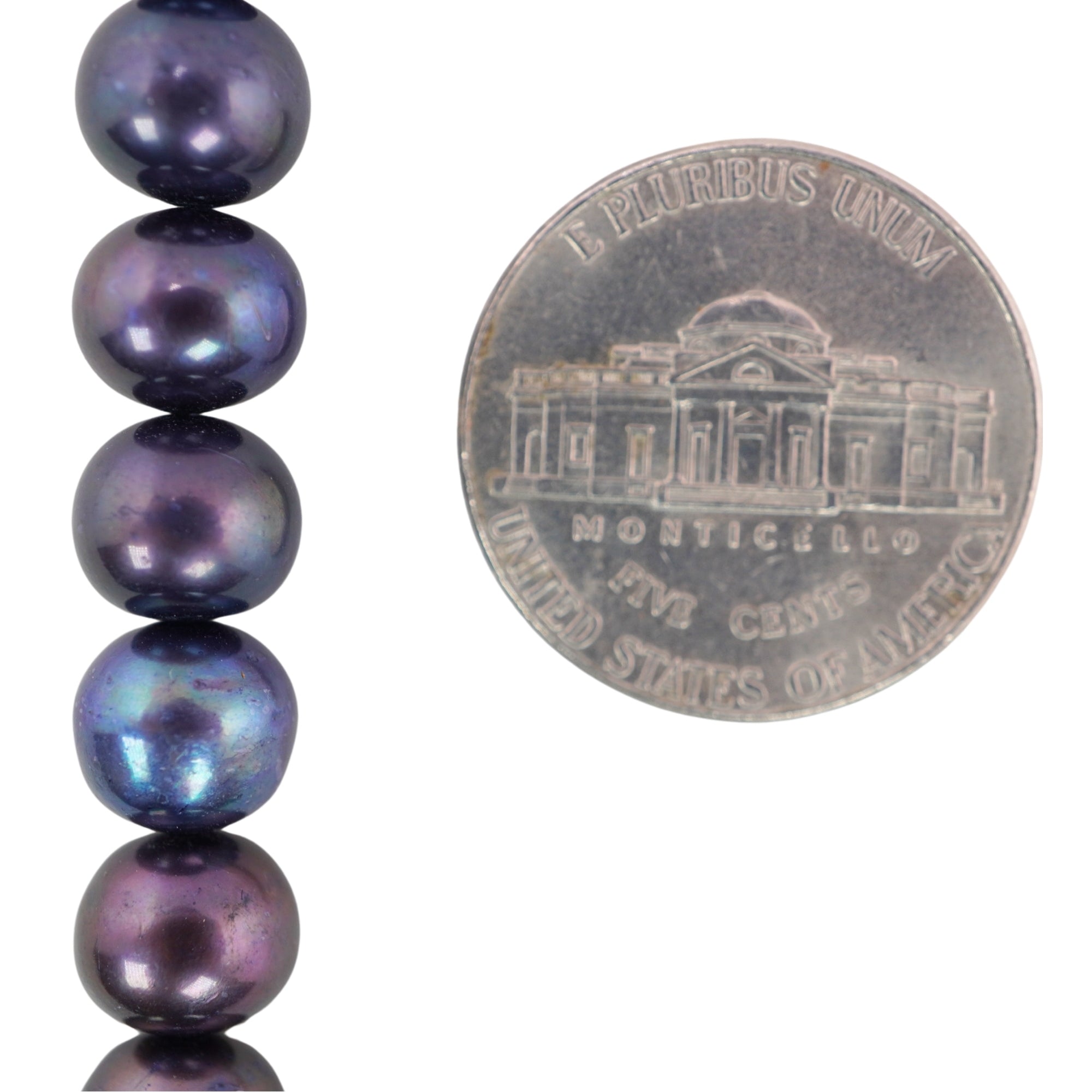 Peacock Oval Freshwater Pearls Beads