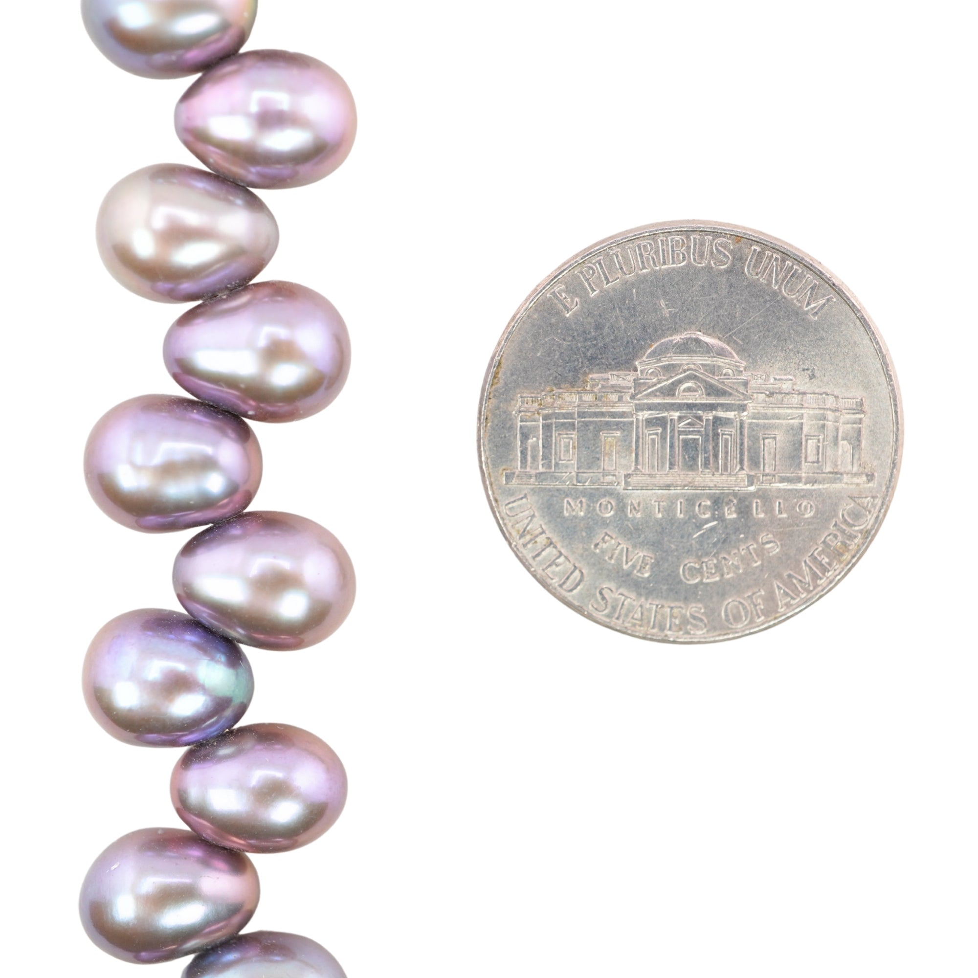 Peacock Oval Freshwater Pearls Beads