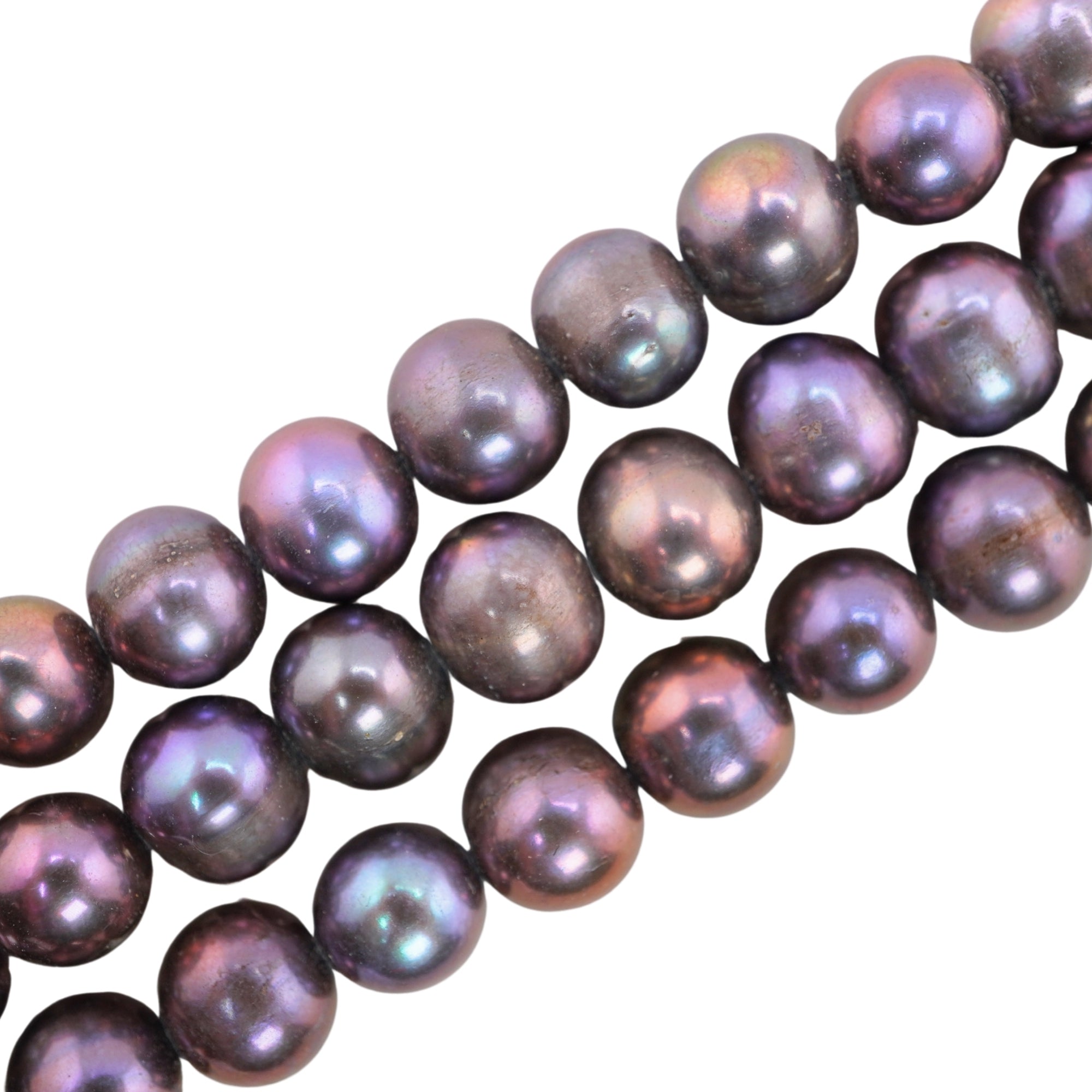 Peacock Round Freshwater Pearls Beads