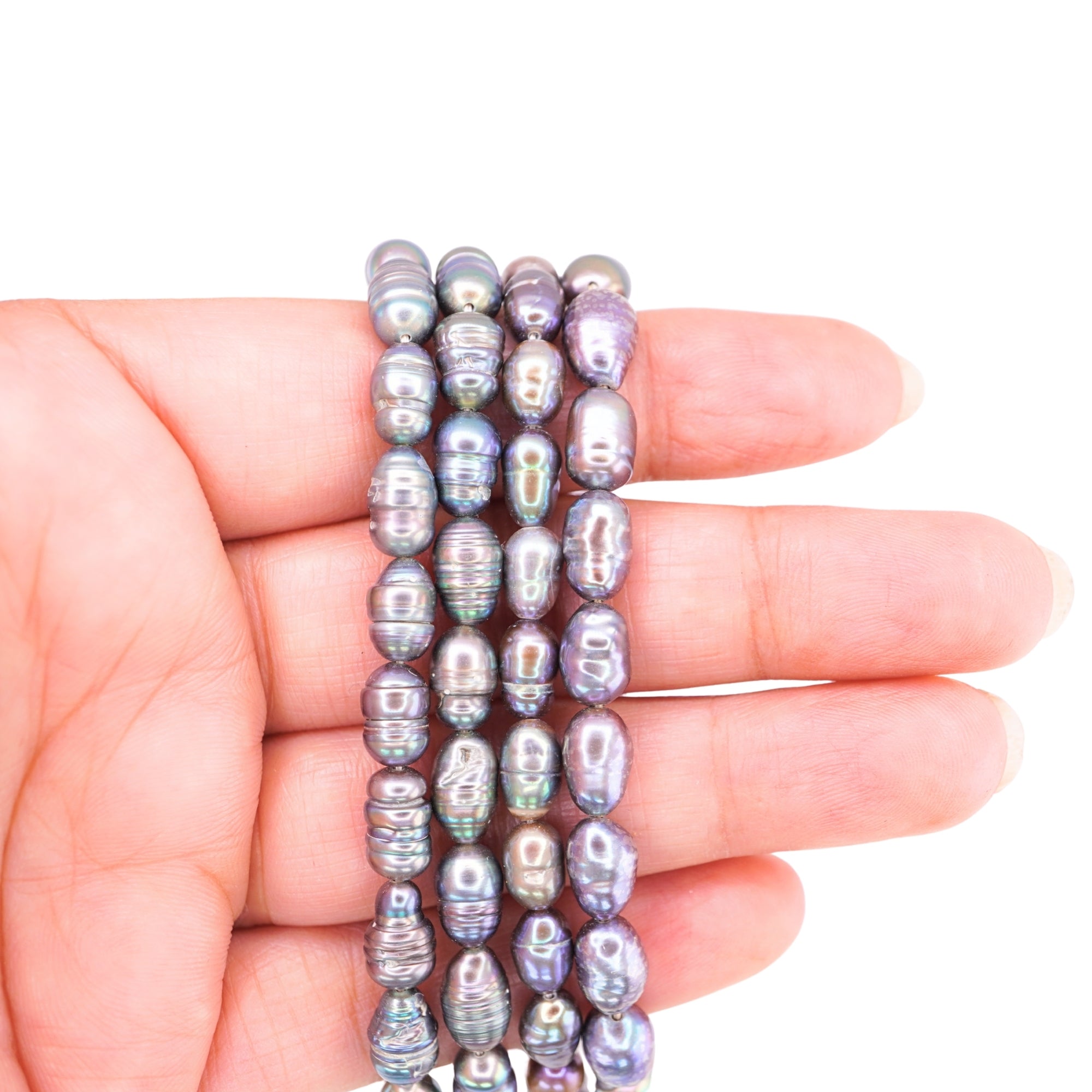 Peacock Oval Freshwater Pearls Beads