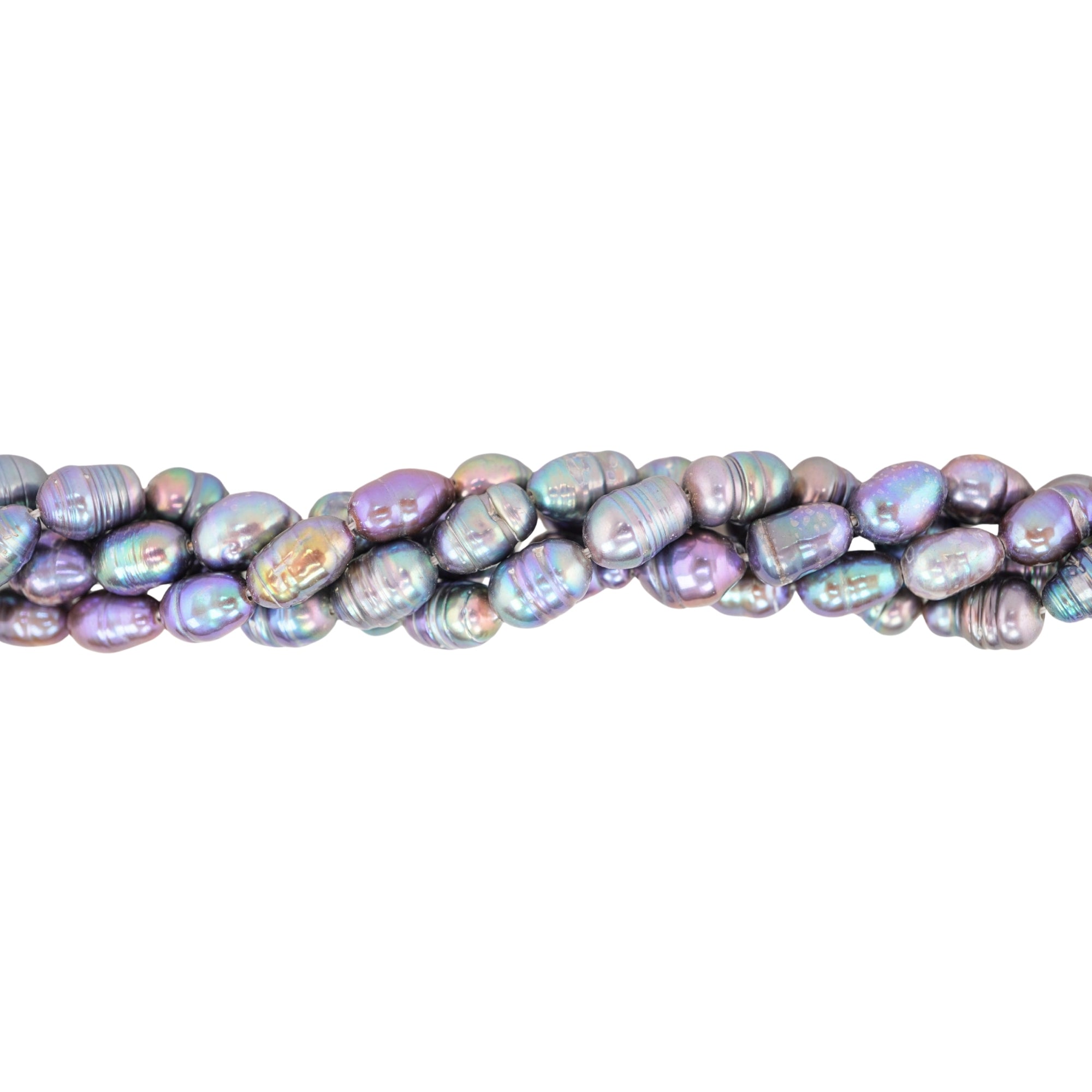 Peacock Oval Freshwater Pearls Beads