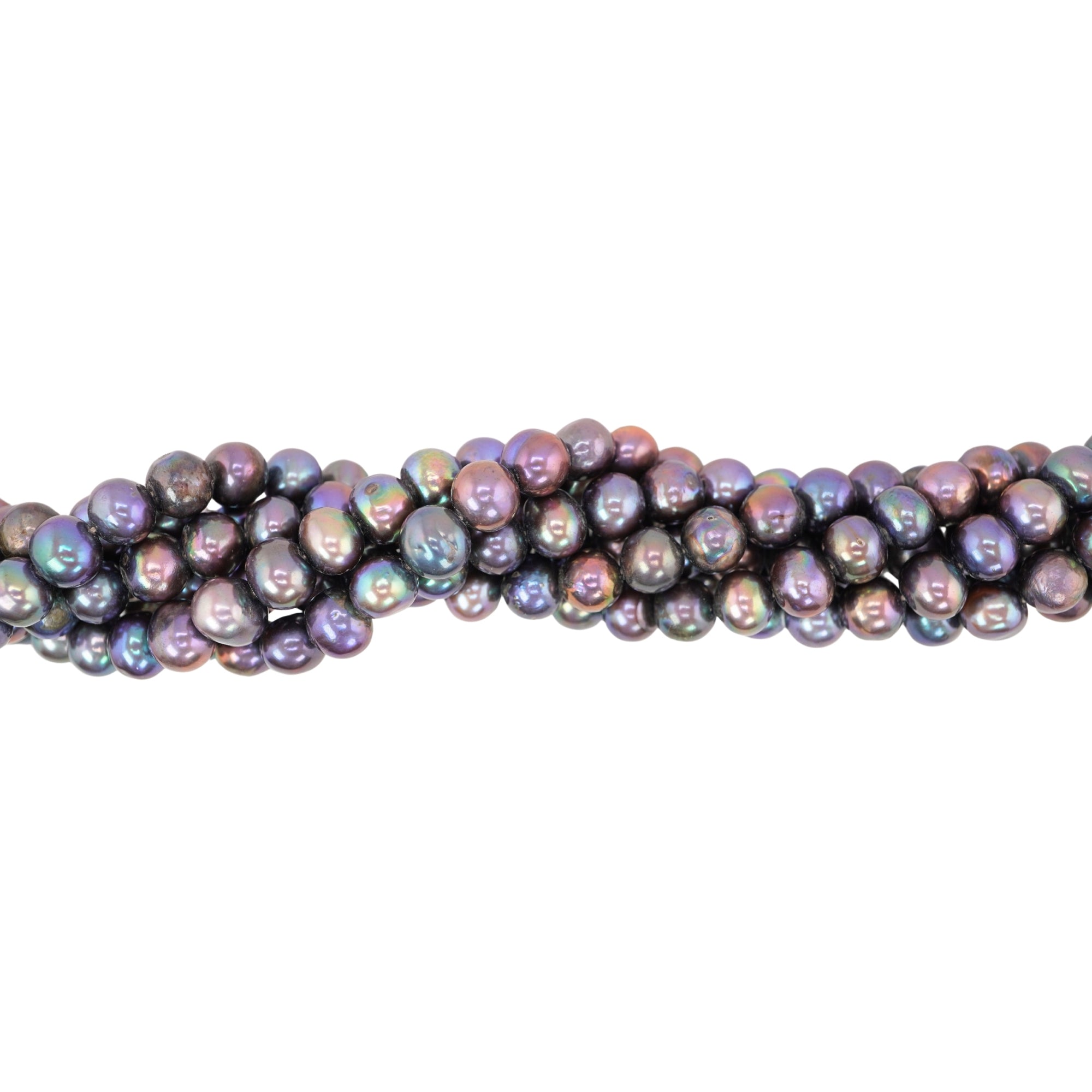 Peacock Oval Freshwater Pearls Beads