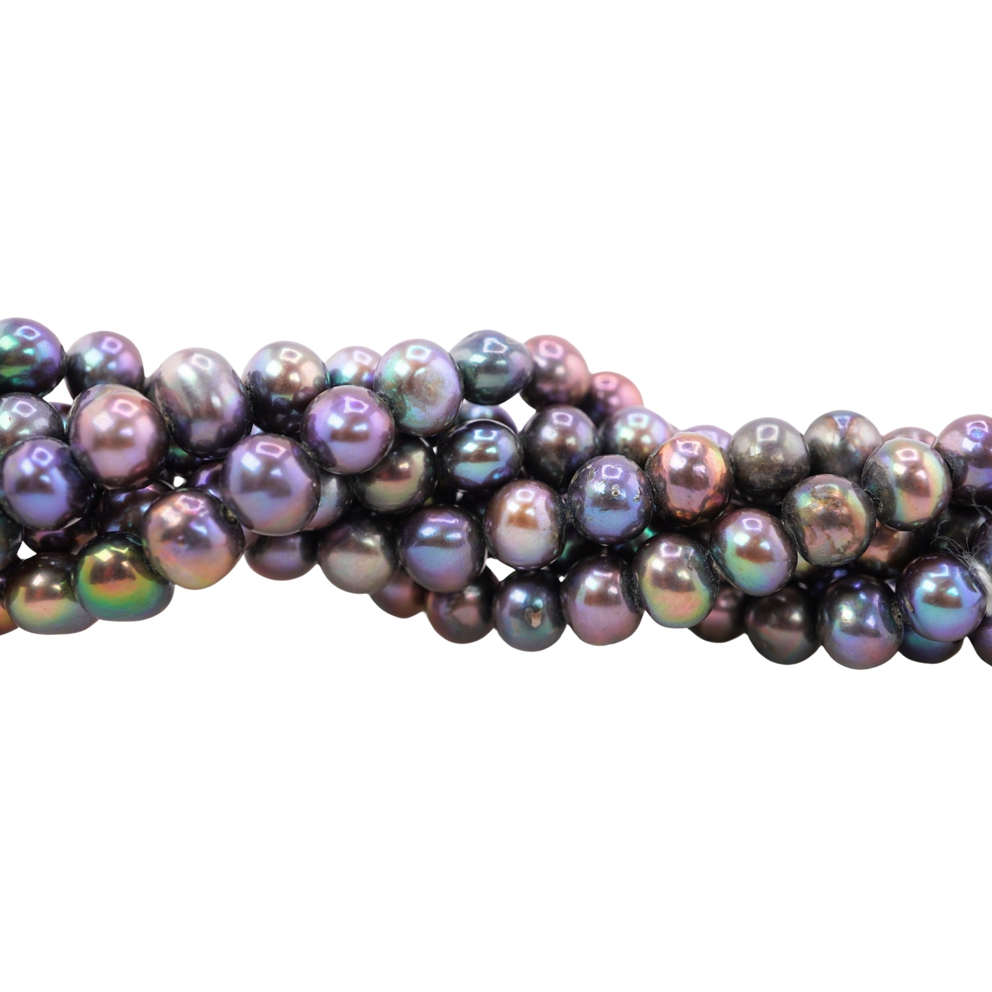 Peacock Oval Freshwater Pearls Beads