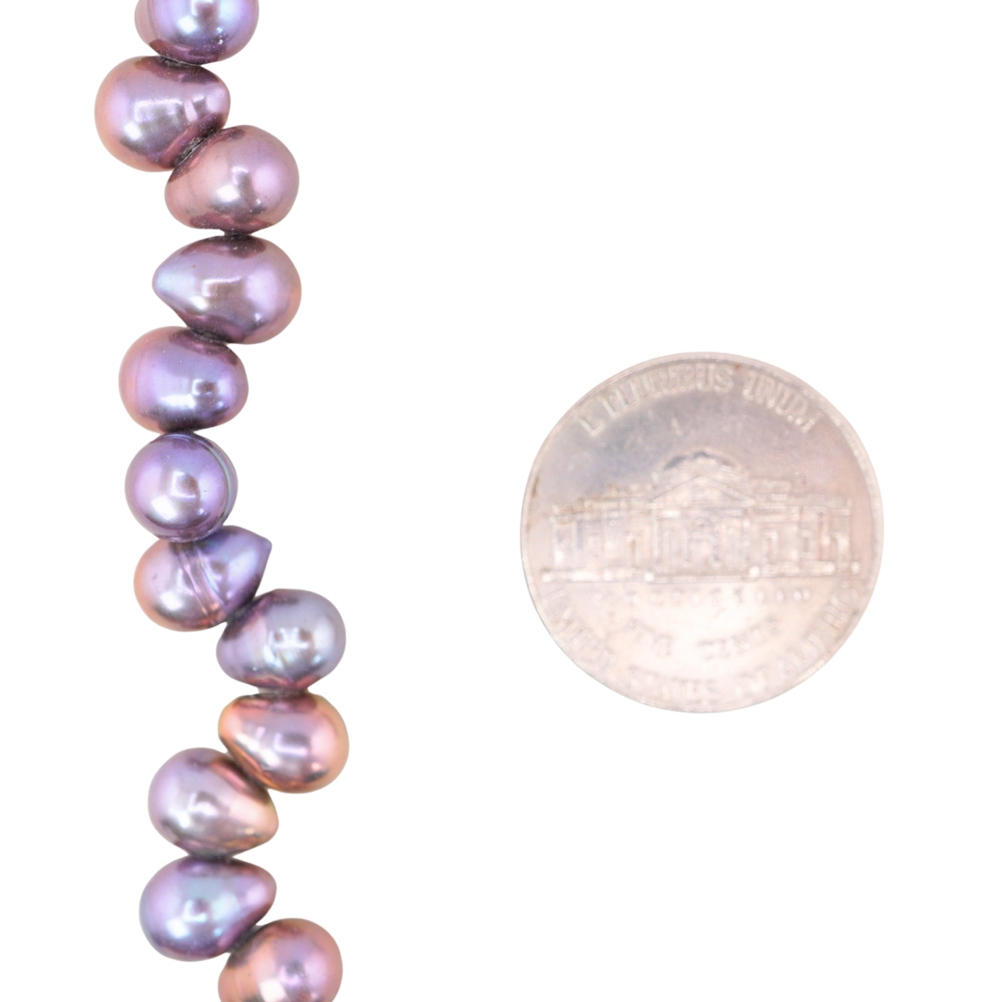 Peacock Oval Freshwater Pearls Beads