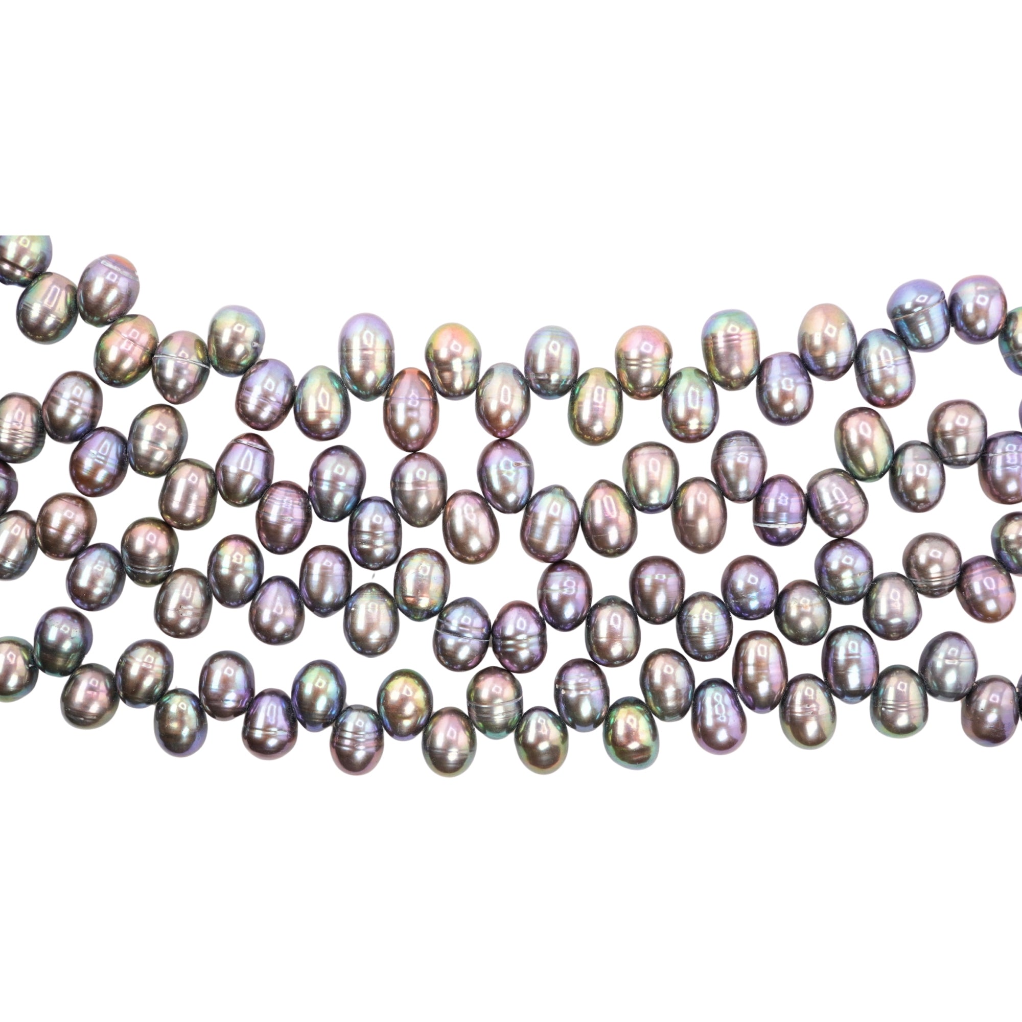Peacock Oval Freshwater Pearls Beads