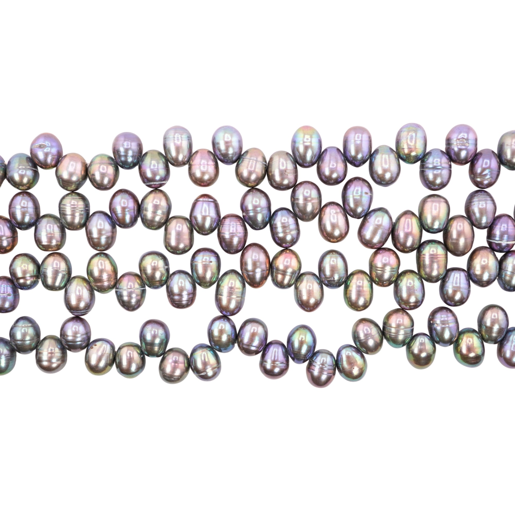 Peacock Oval Freshwater Pearls Beads