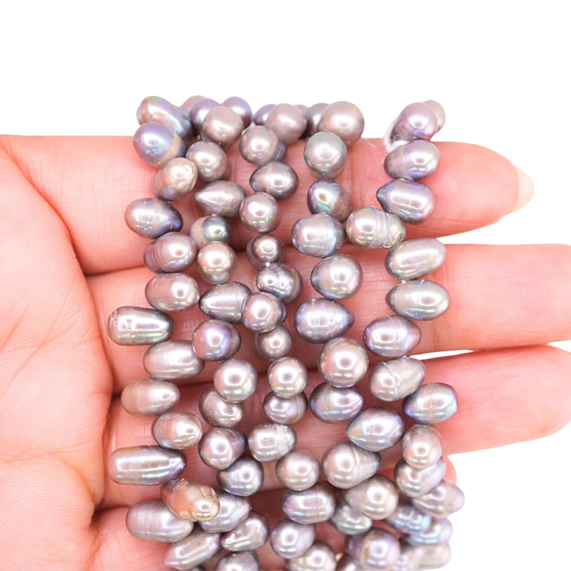 Peacock Oval Freshwater Pearls Beads