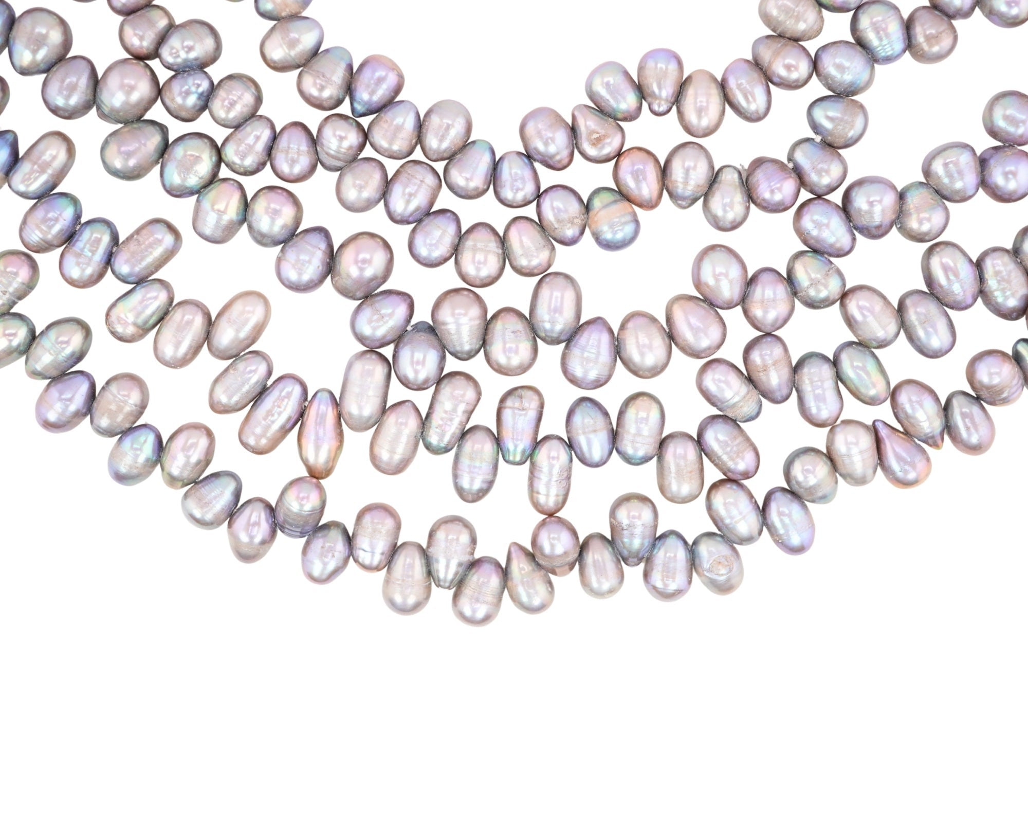 Peacock Oval Freshwater Pearls Beads