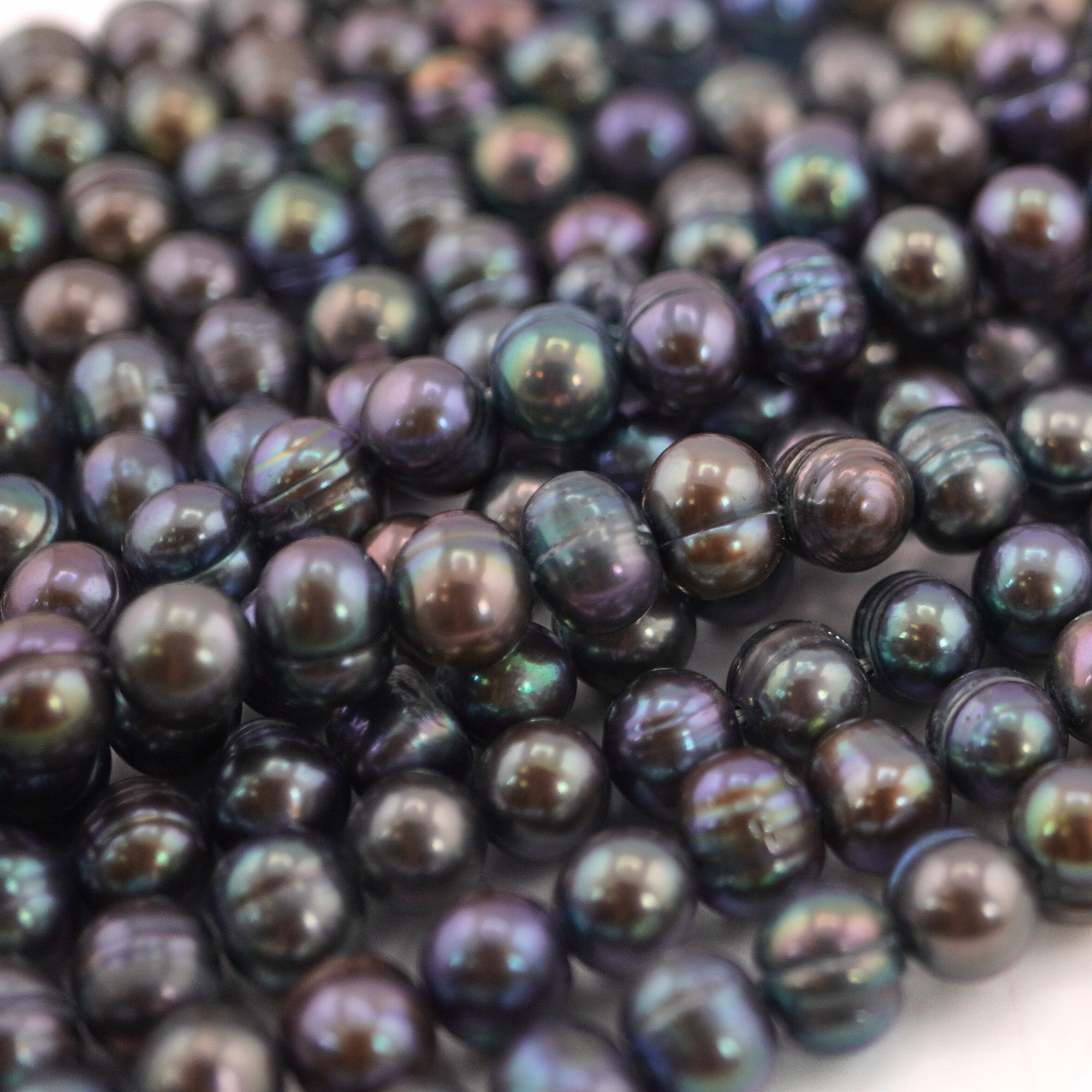 Gem beads wholesale peacock pearls