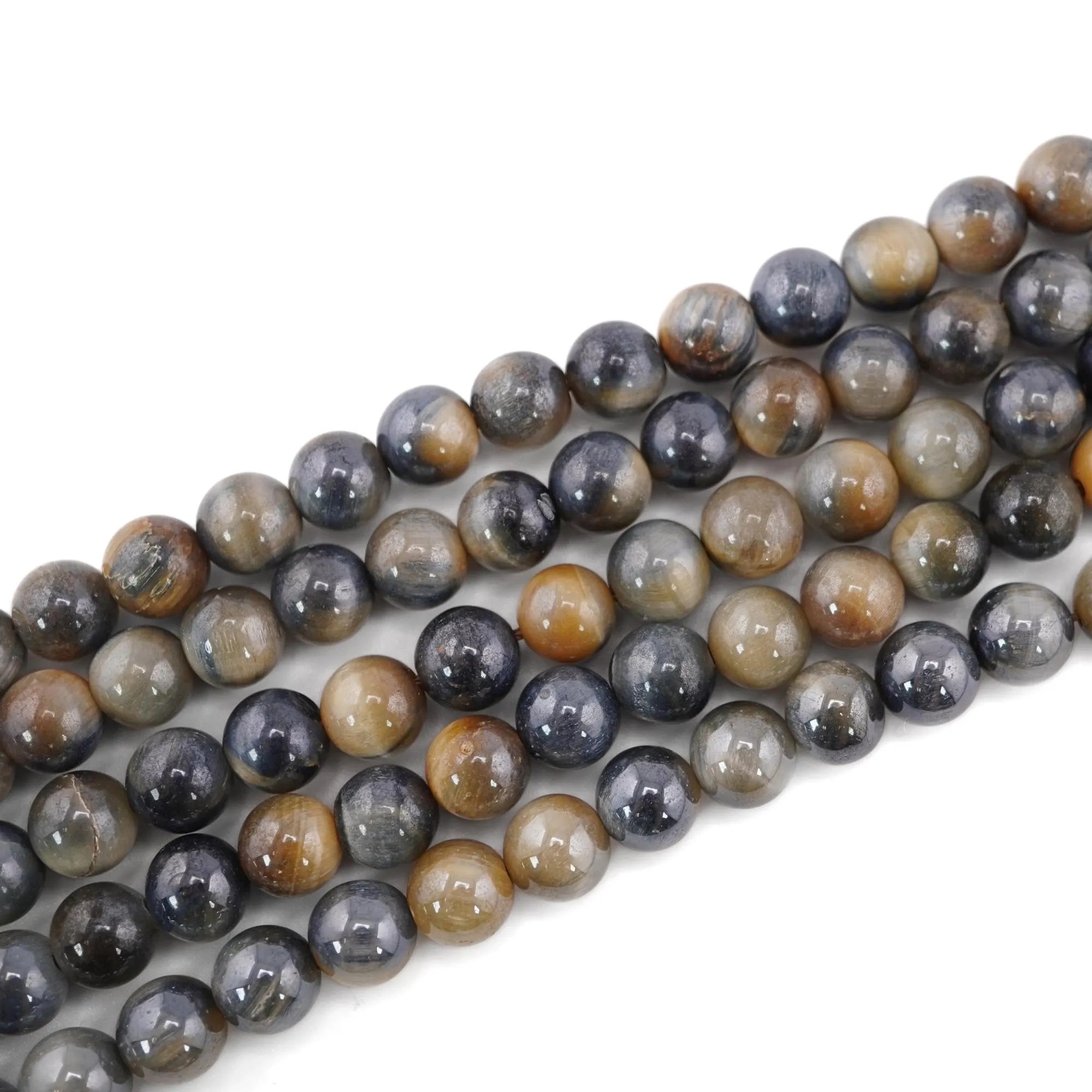 Golden Tiger Eye Smooth Round Shape Gemstone Strand Beads