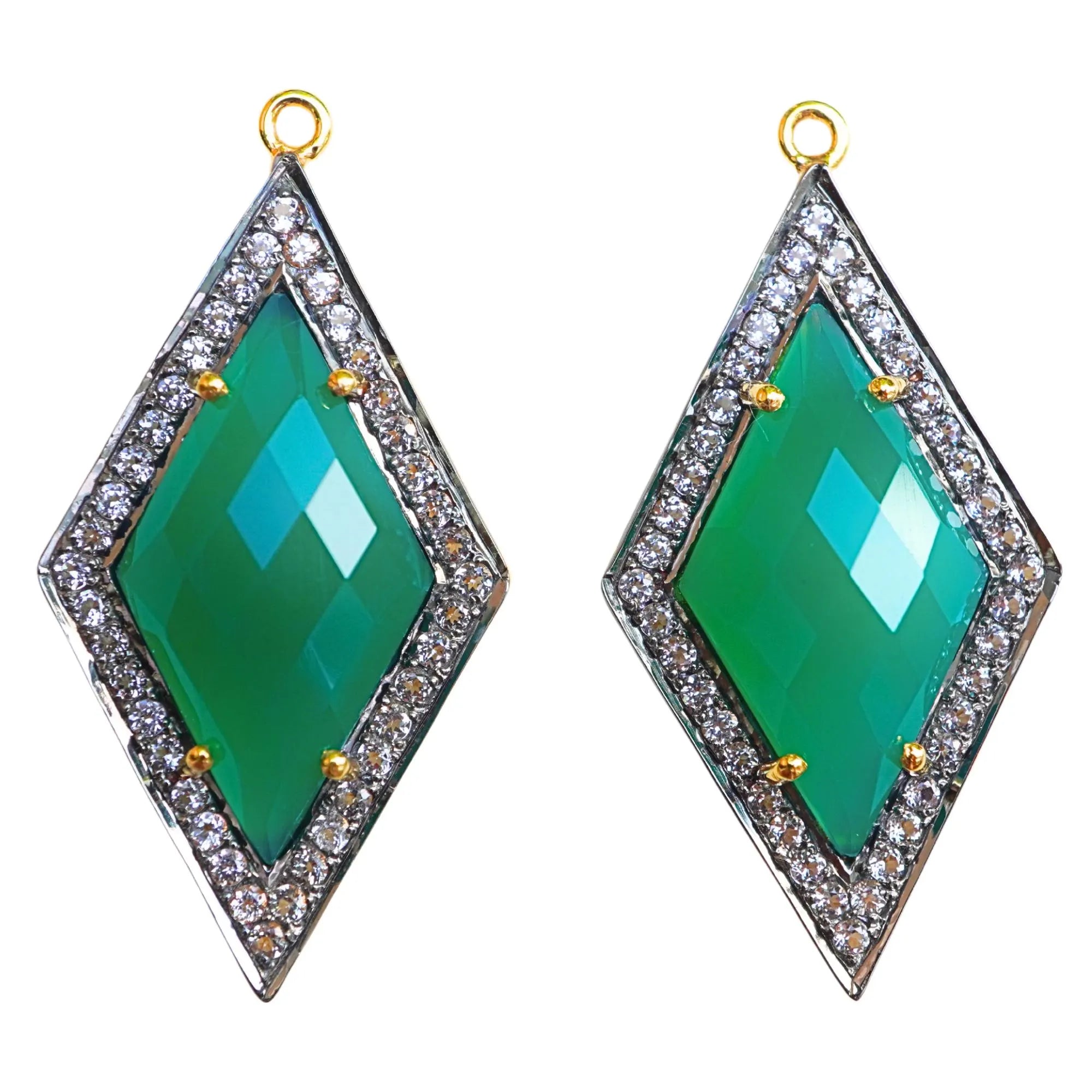 Green Onyx Diamond Shape