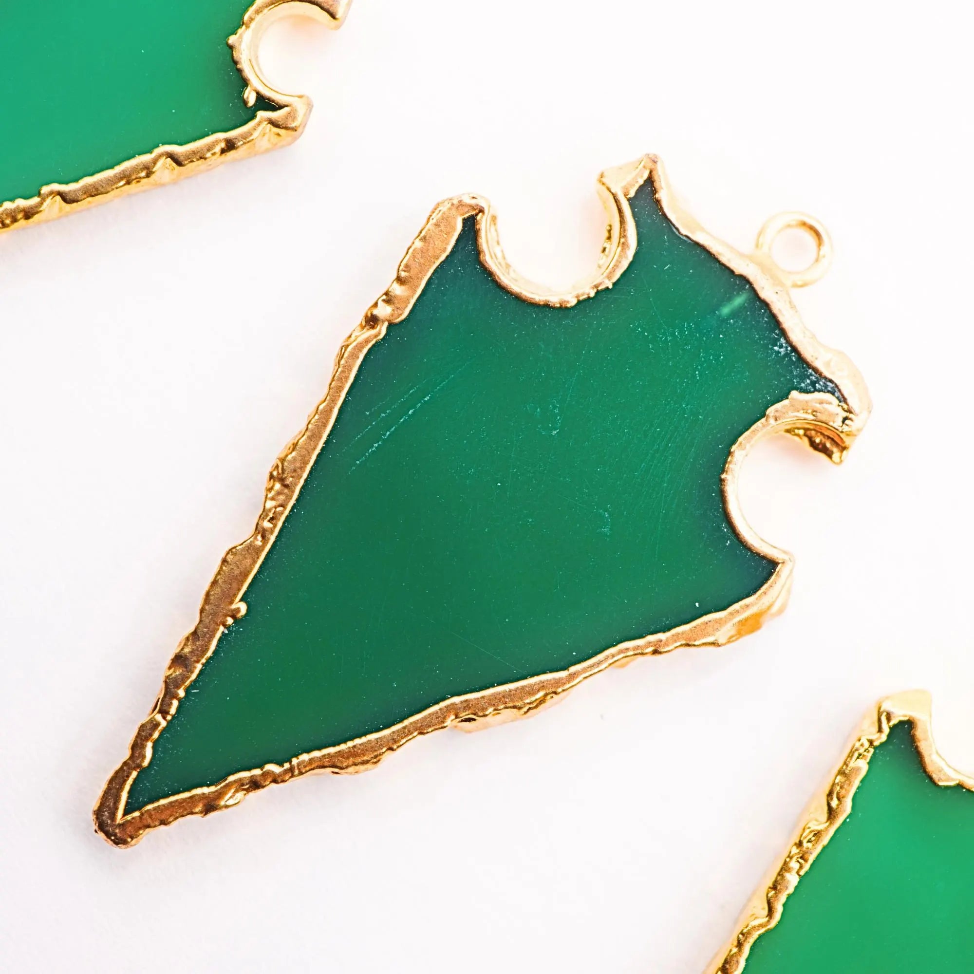 Gold Electroplated Charm for Jewelry Making