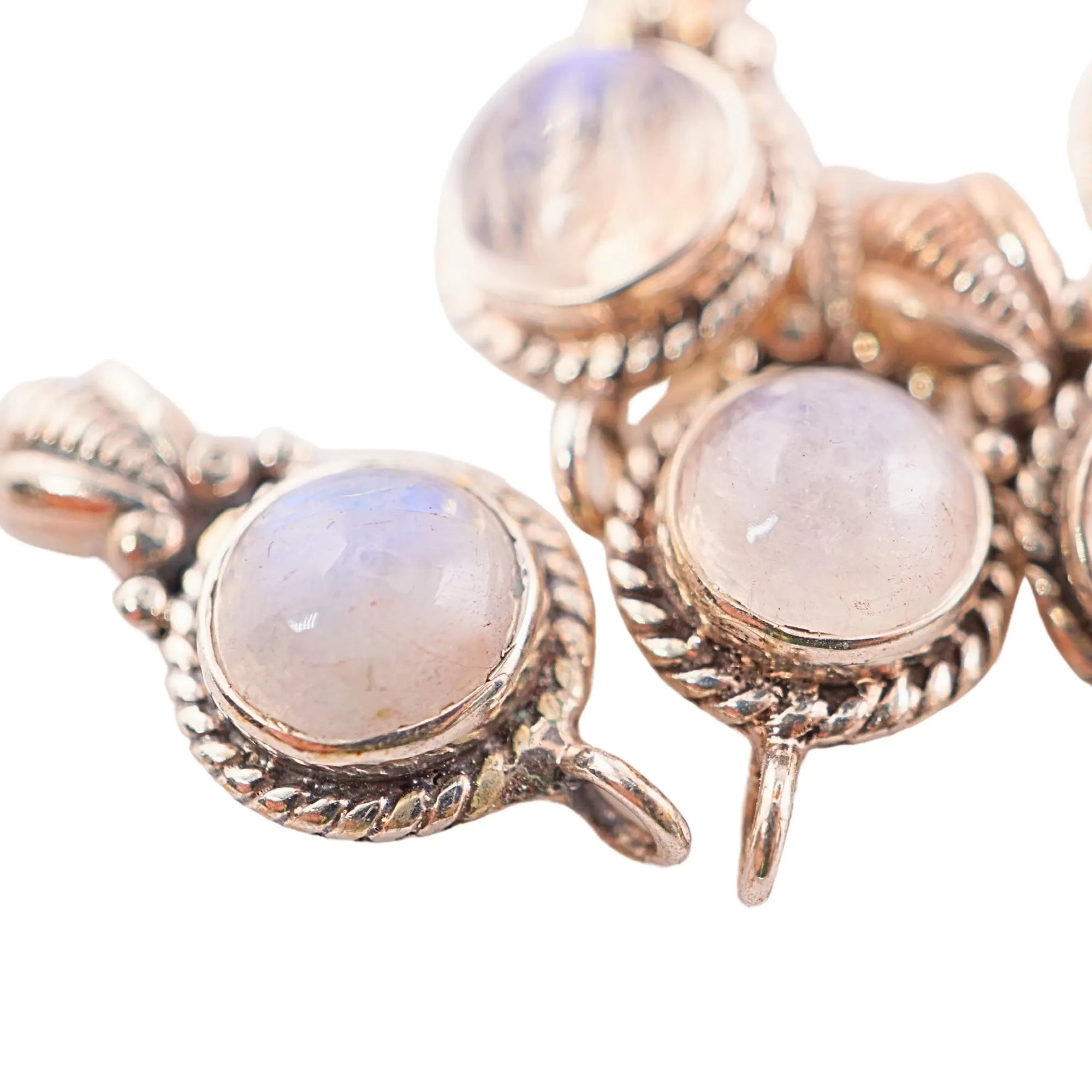 Handmade moonstone pendant charm