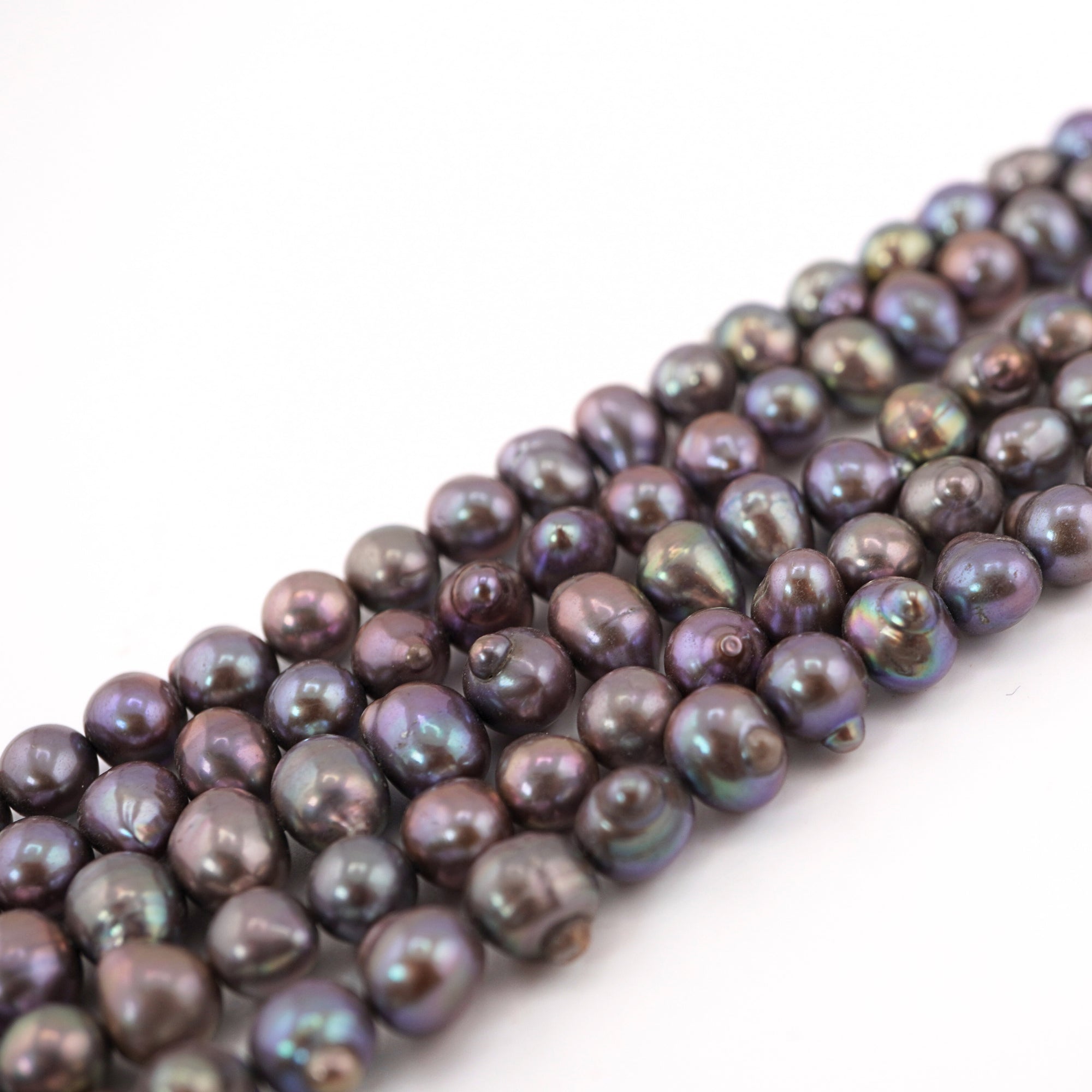 High-Quality Baroque Peacock Pearls for DIY Jewelry