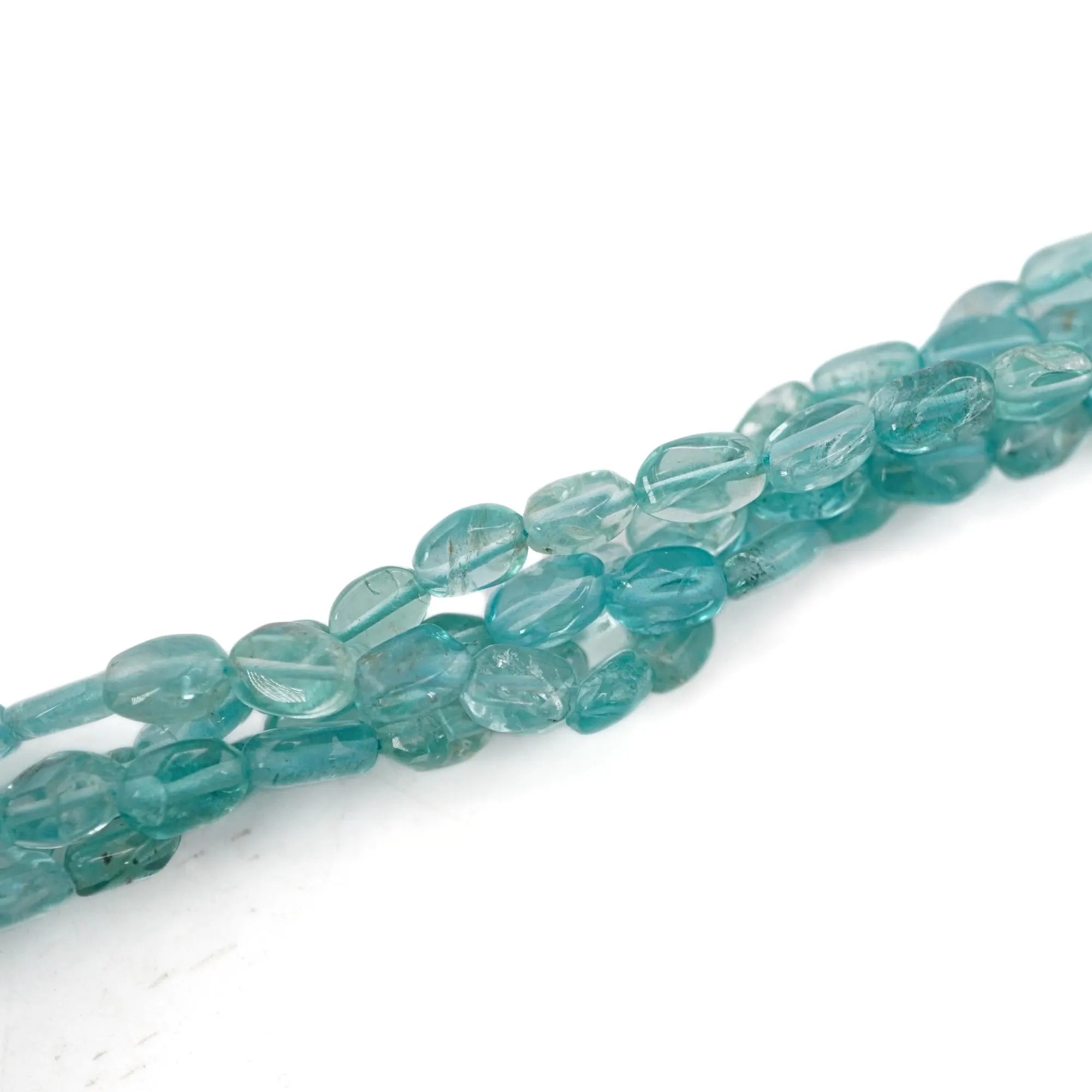 Apatite Smooth Oval Shape Gemstone Strand Beads