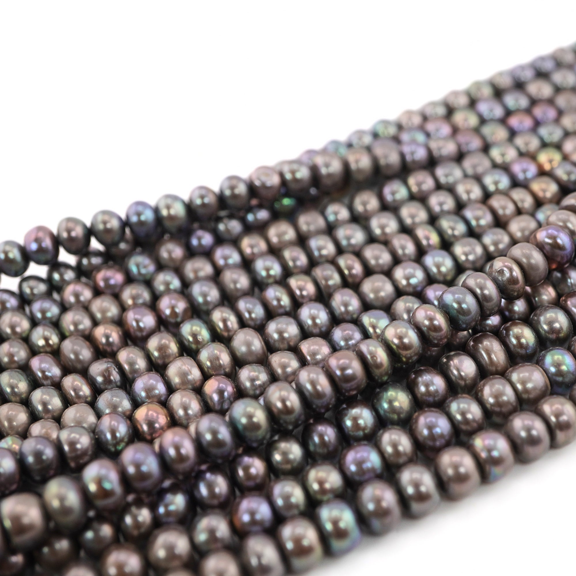 Iridescent Pearl Beads for Jewelry
