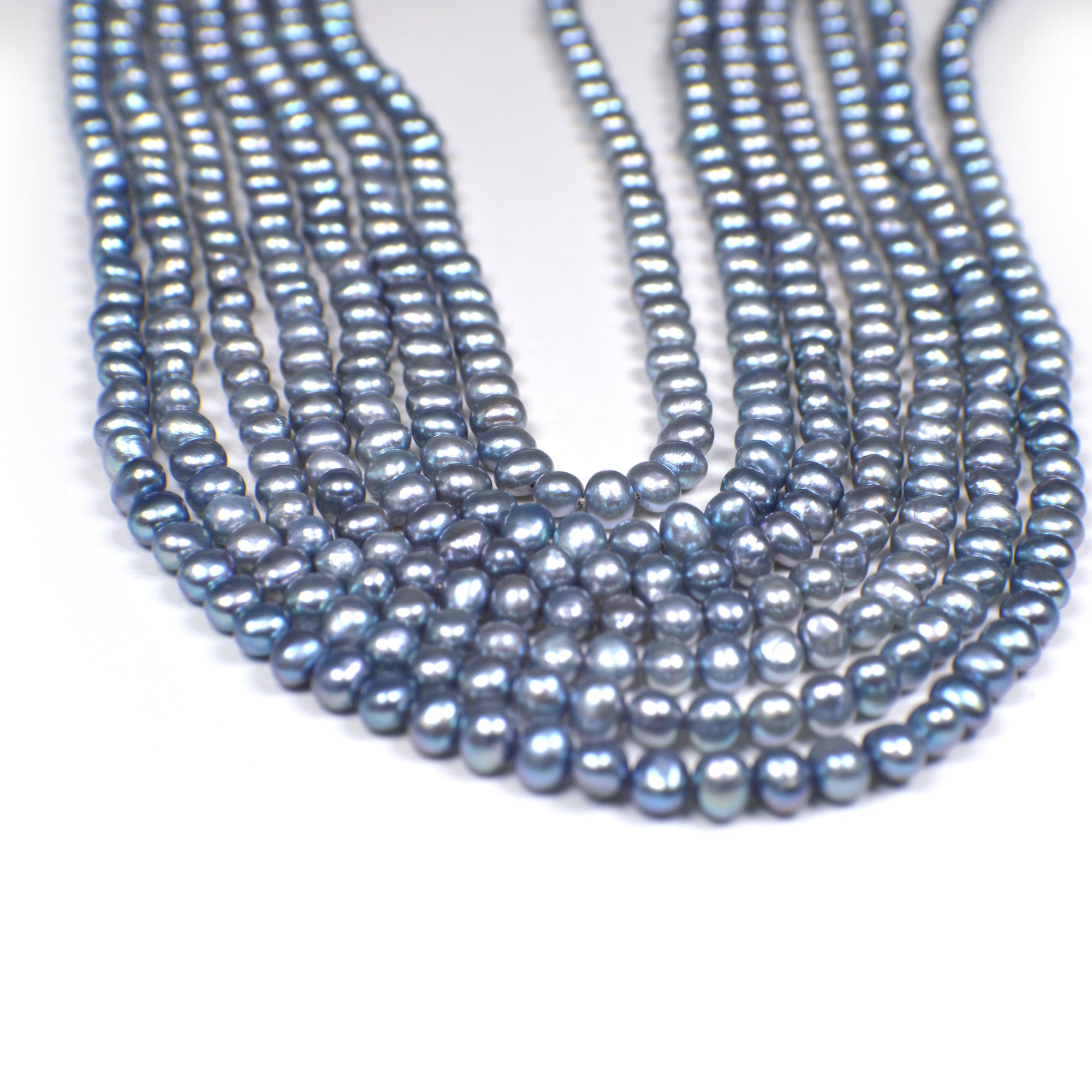 Buy Gray Blue Pearl Strands