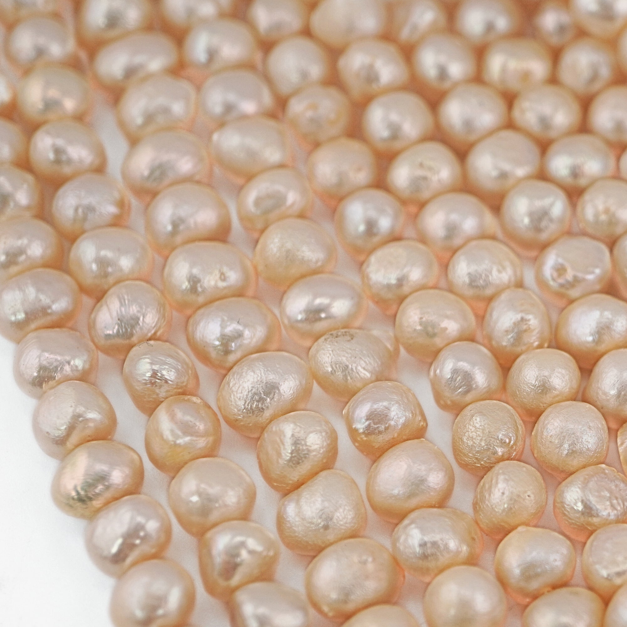 Jewelry Beads Golden Potato Pearls