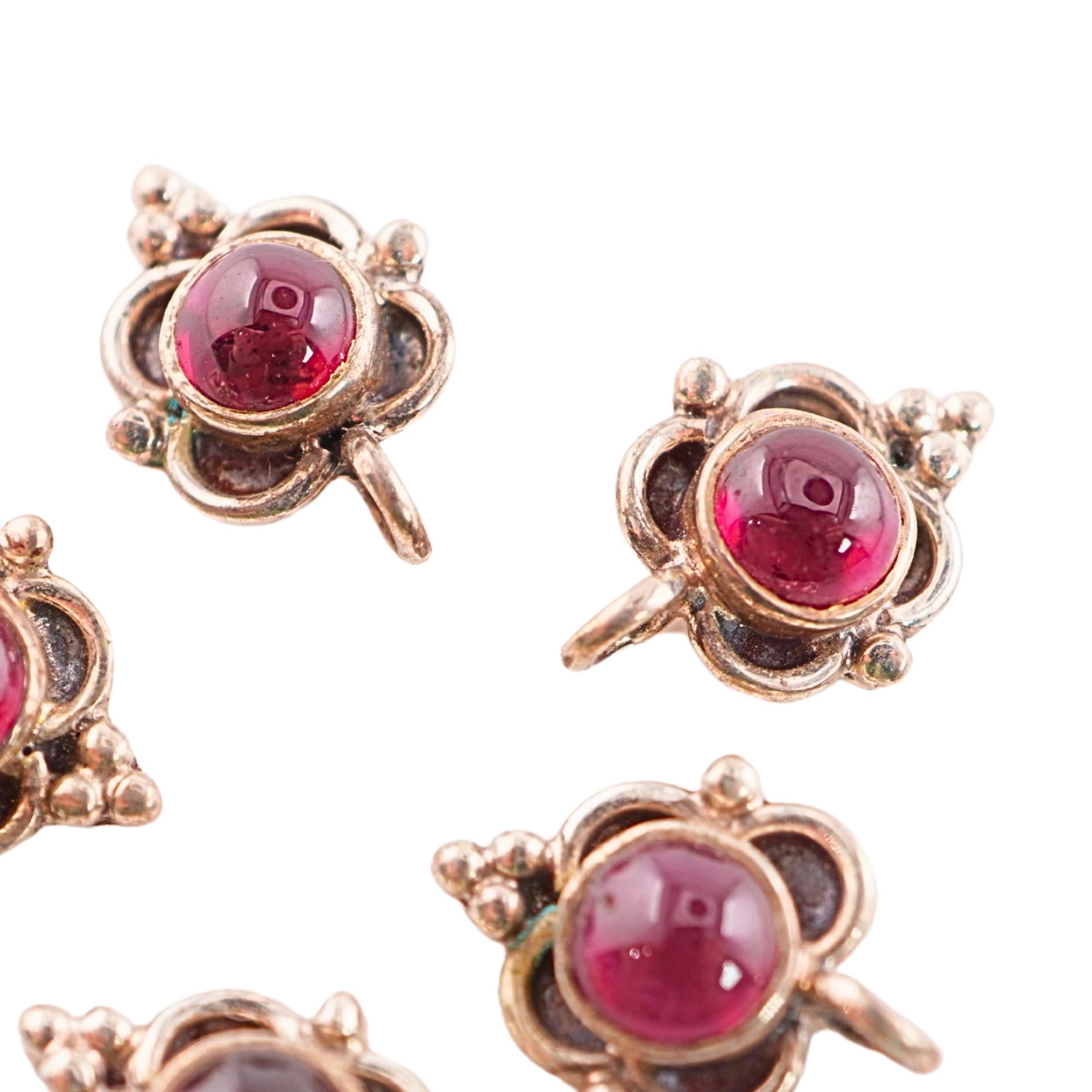 Jewelry findings wholesale – garnet charm