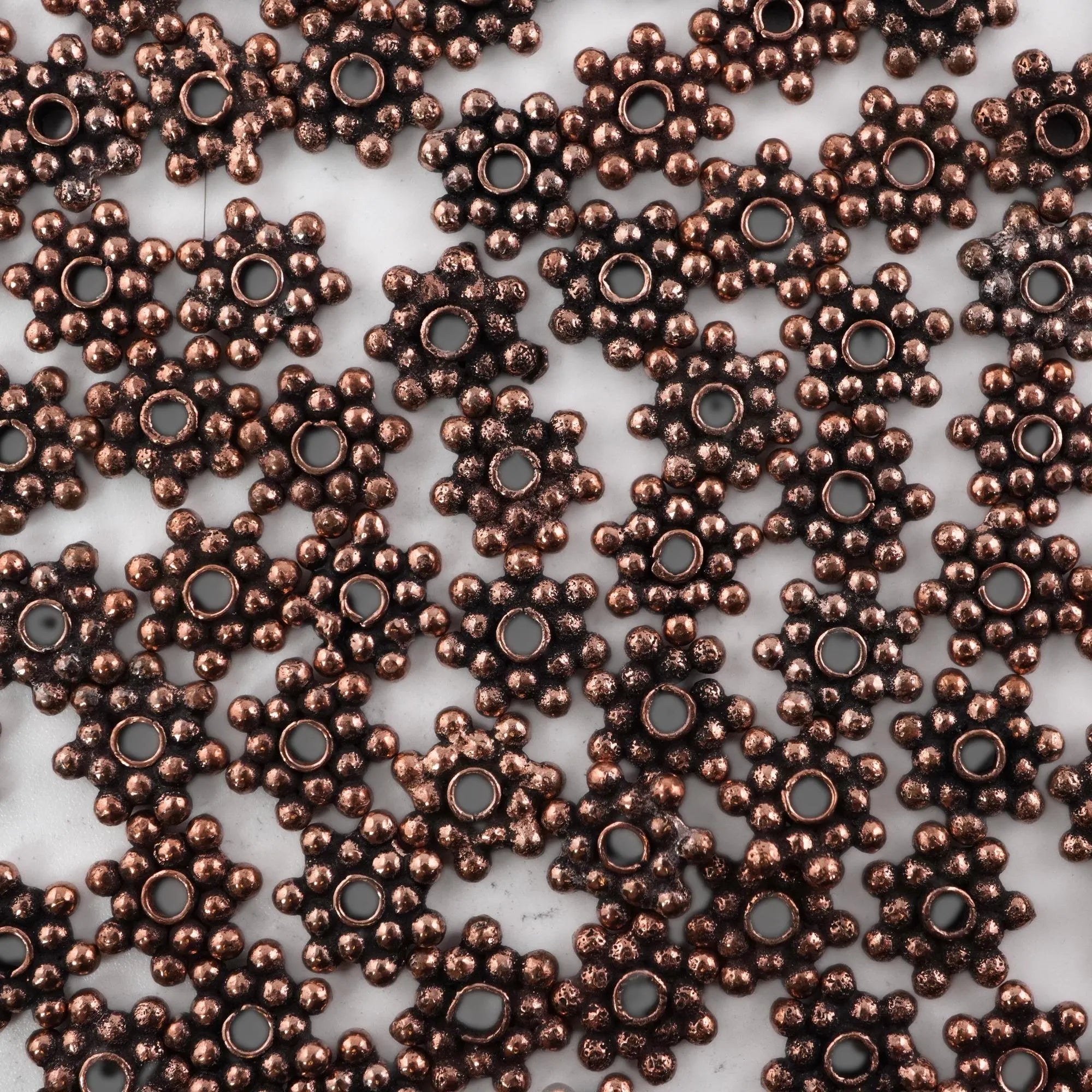 Jewelry making boho beads copper