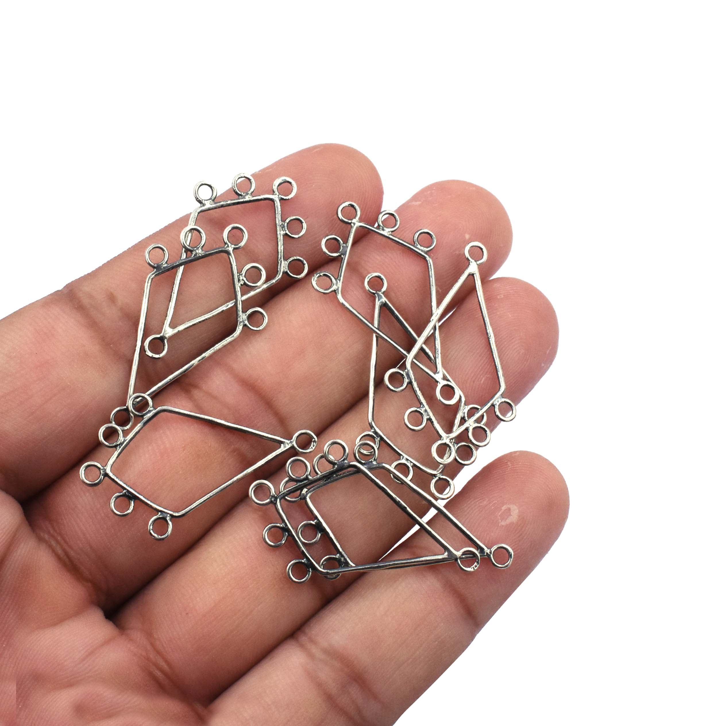 Kite Earring Supplies – 925 Silver Open Frame