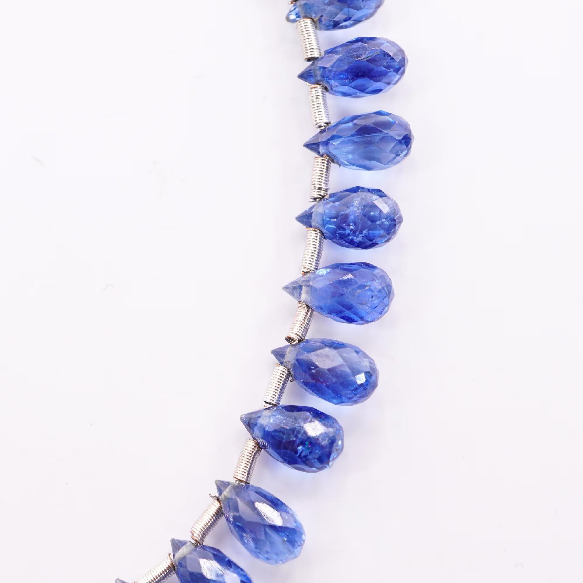 Kyanite Faceted Gemstone Beads For Jewelry Making