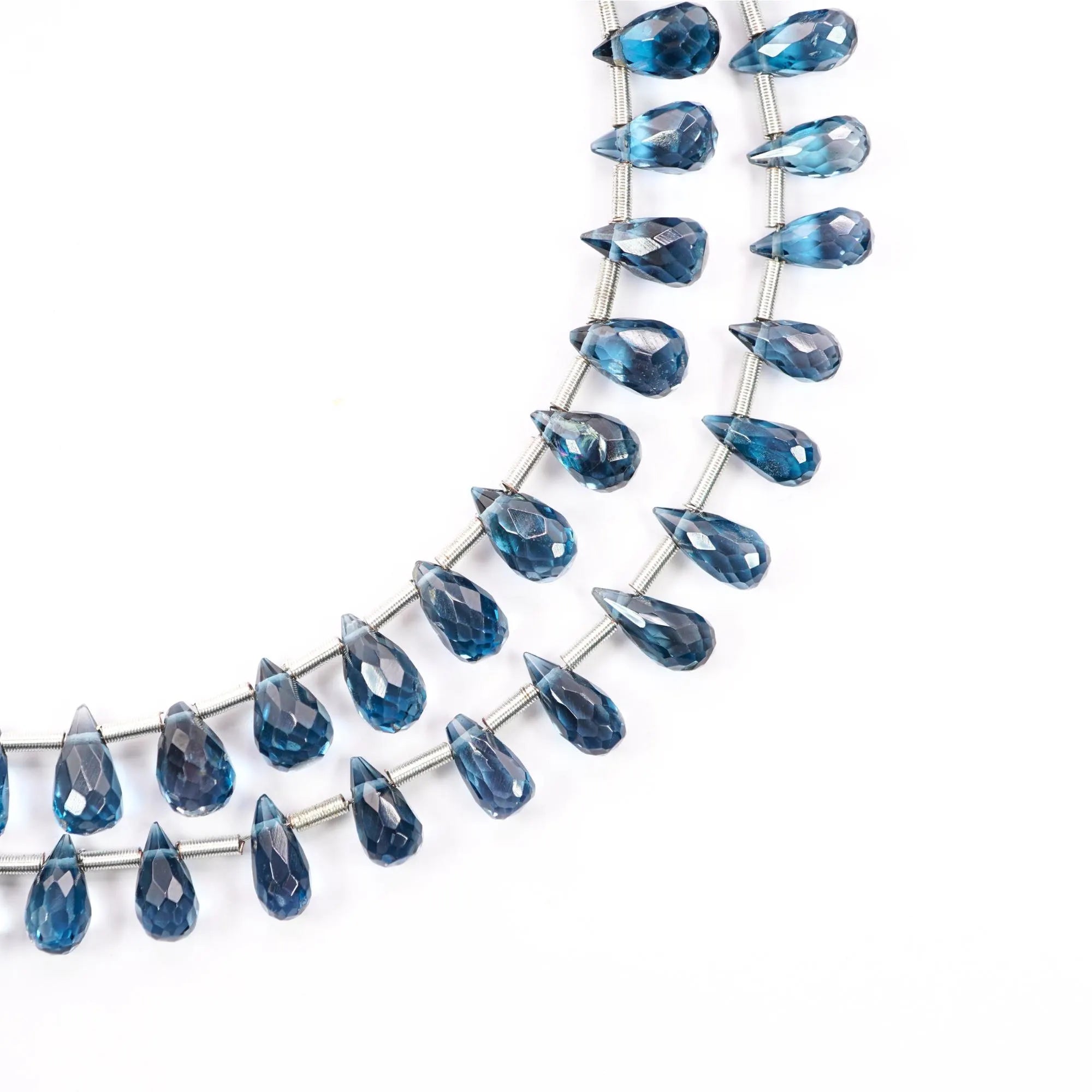 Kyanite Drop Shape Gemstone Beads Strand