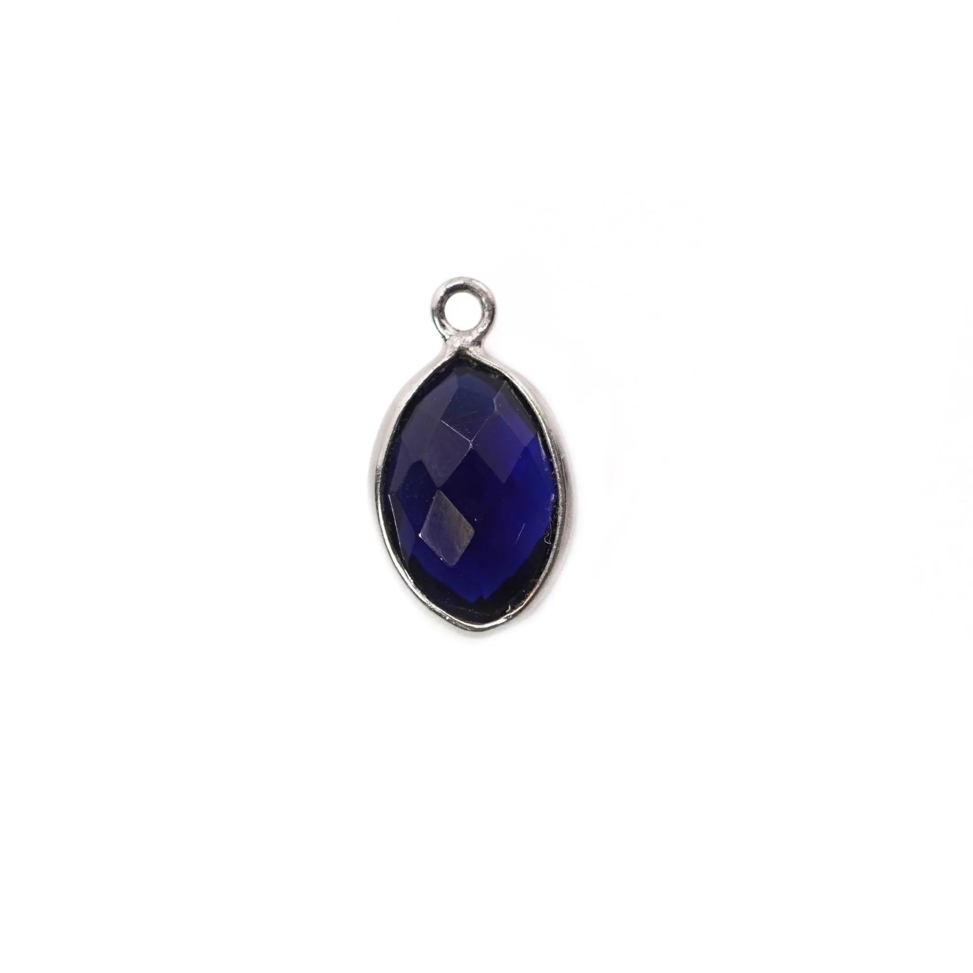 Kyanite Marquise Shape Gemstone Sterling Silver Bezel Findings Charm Pendant