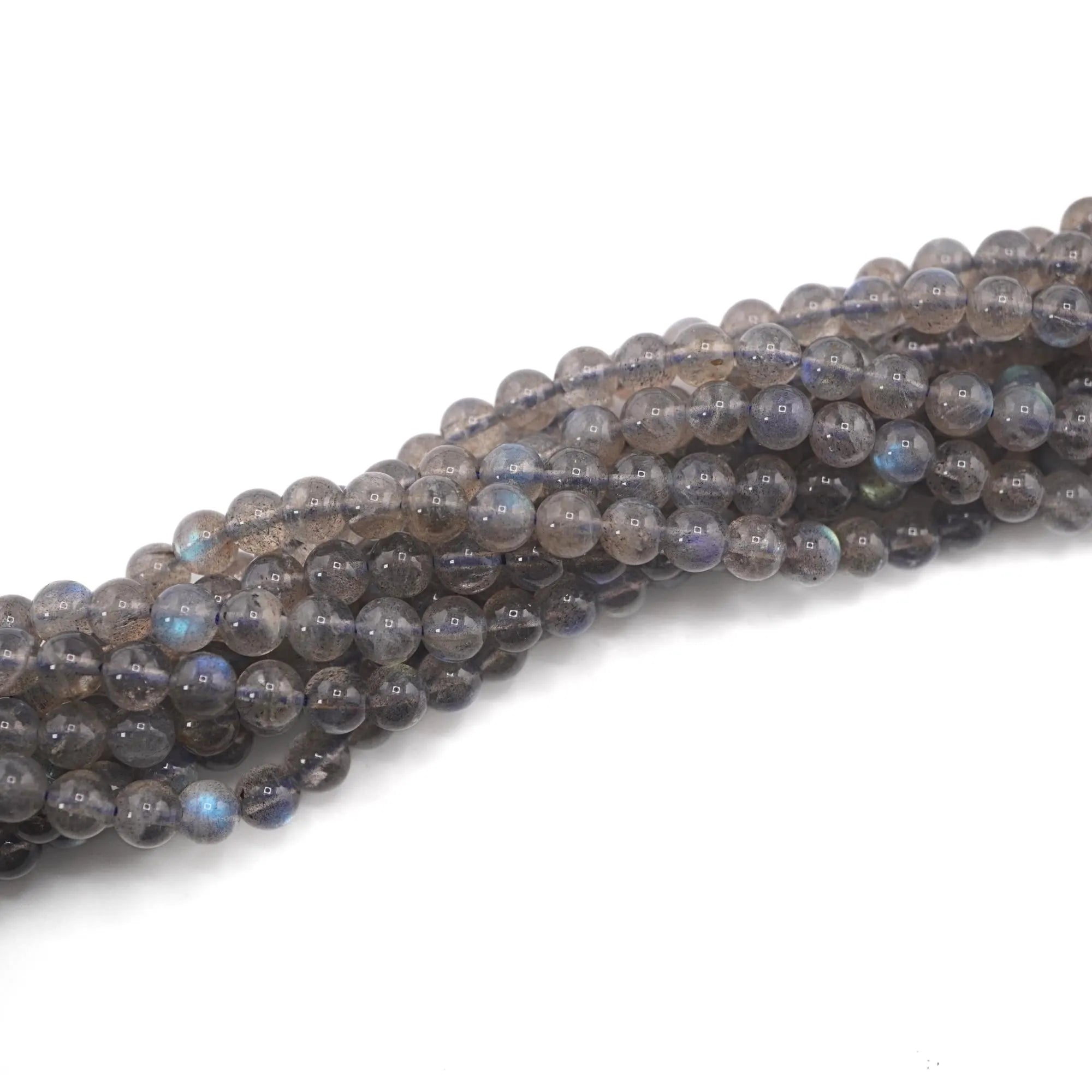 Labradorite Round Shape Gemstone Strand Beads