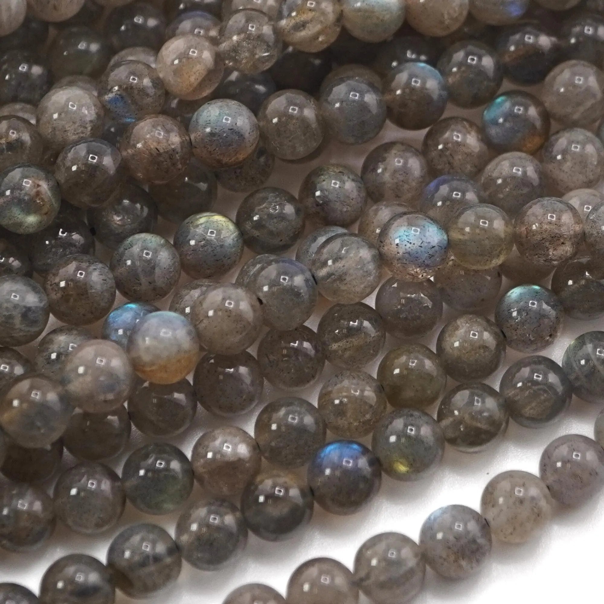 Labradorite Round Shape Gemstone Strand Beads