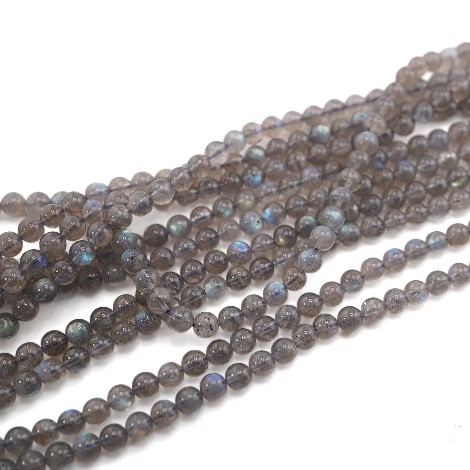 Labradorite Round Shape Gemstone Strand Beads
