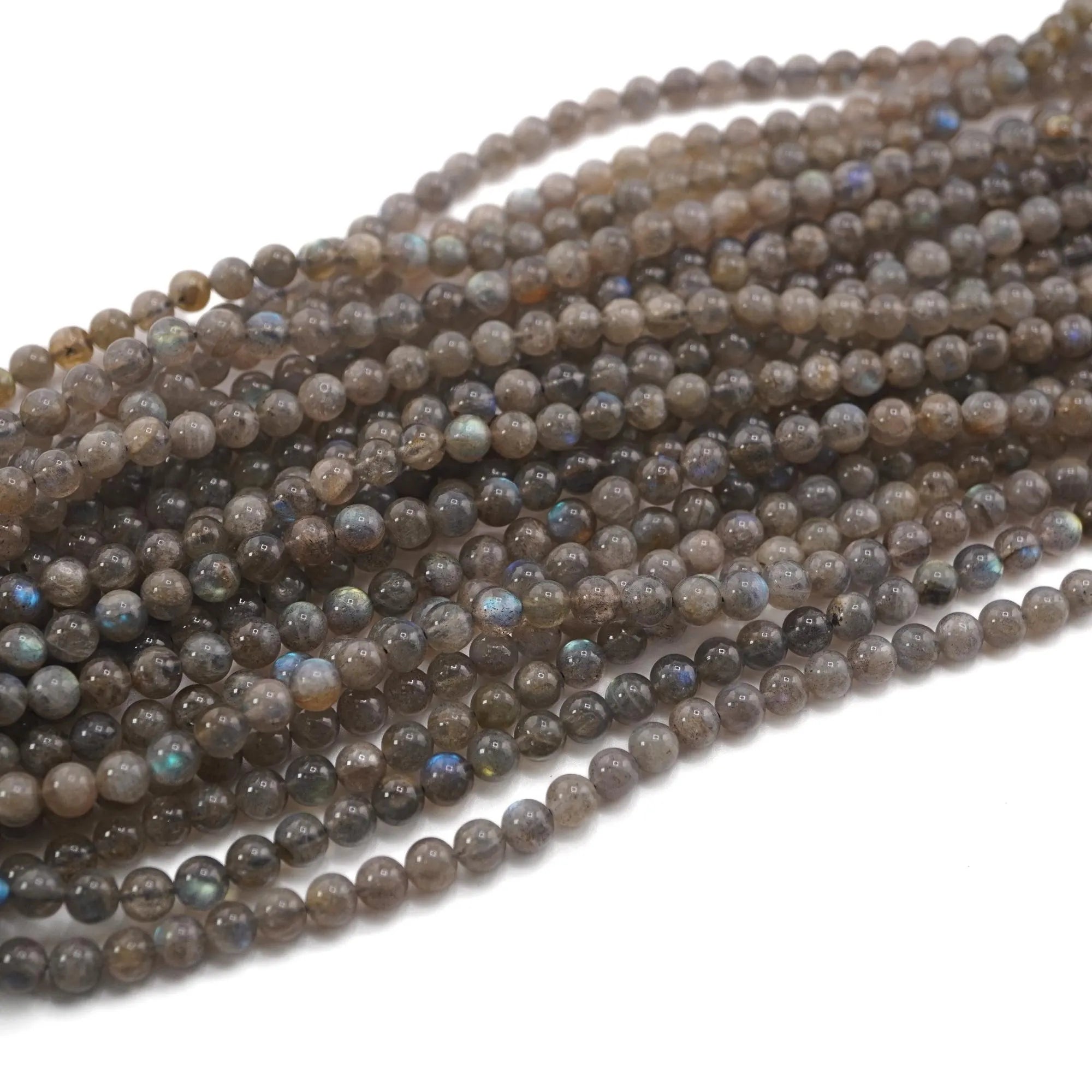 Labradorite Round Shape Gemstone Strand Beads