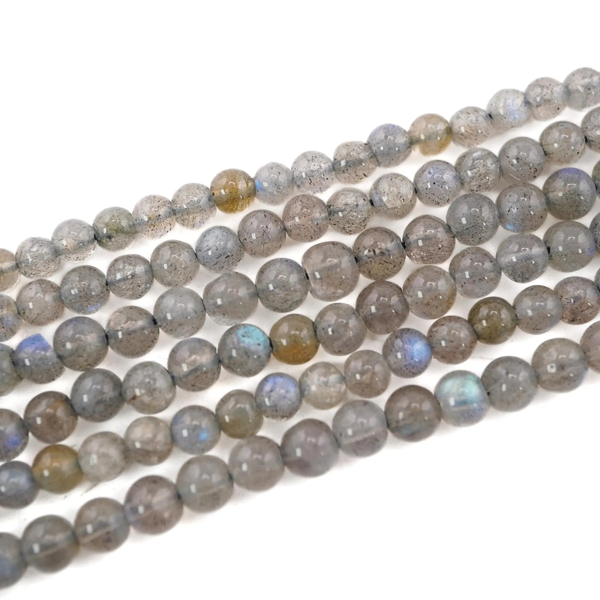 Labradorite Smooth Round Shape Gemstone Strand Beads