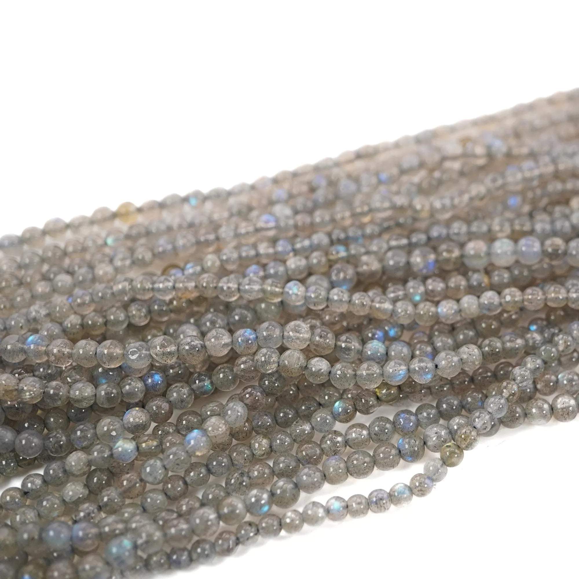 Labradorite Smooth Round Shape Gemstone Strand Beads