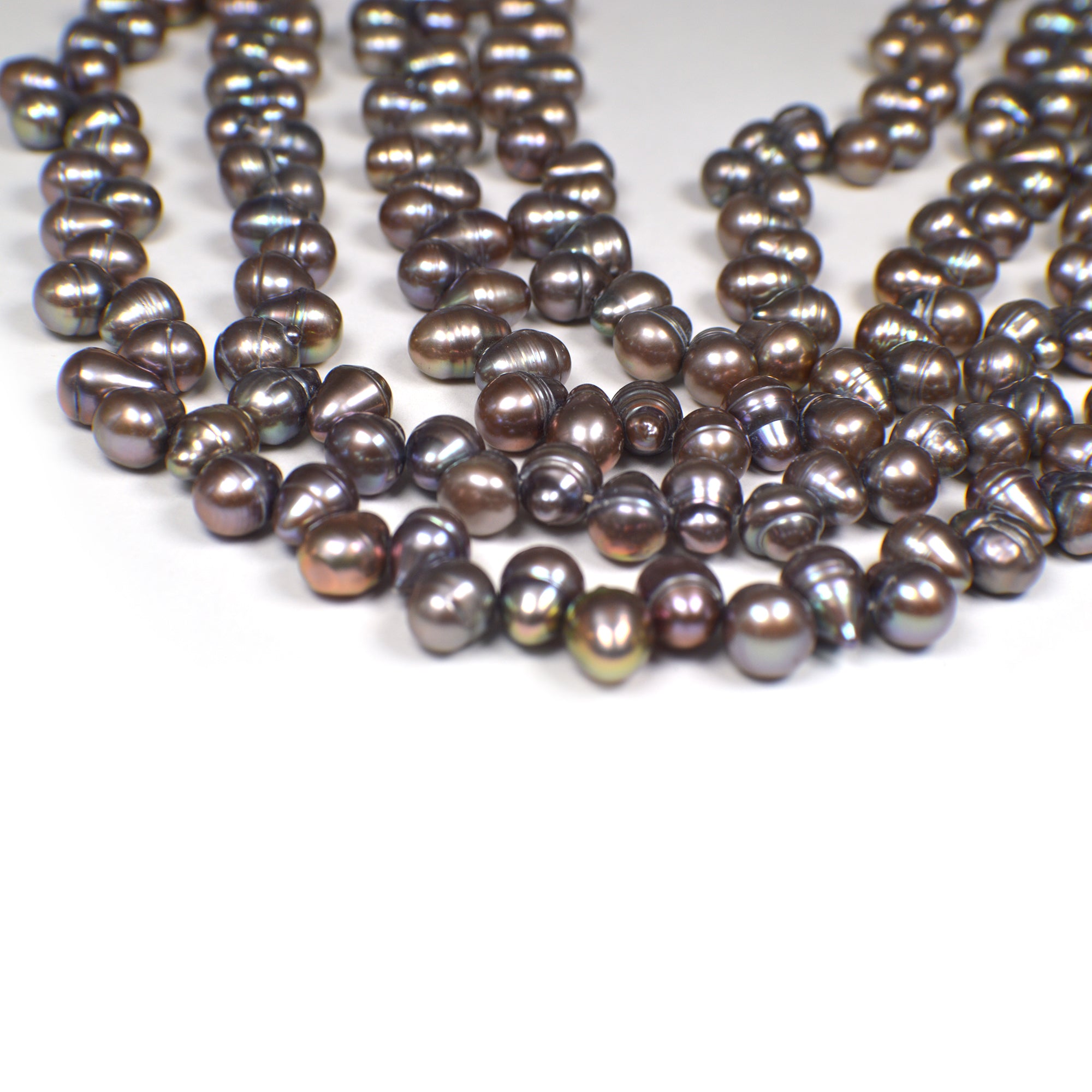 Large Peacock Pearl Beads for Jewelry