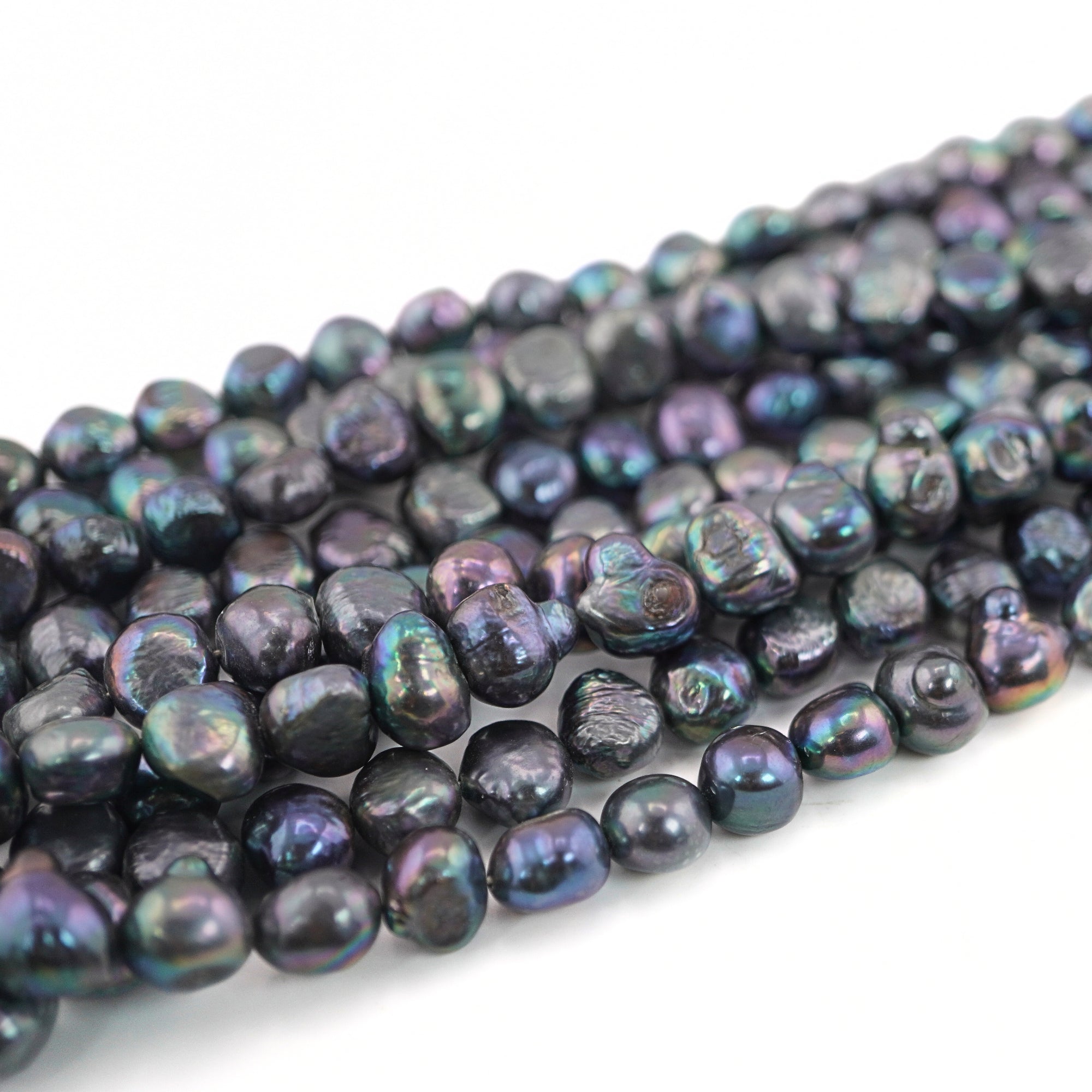 Loose Peacock Freshwater Pearls for Necklaces & Bracelets