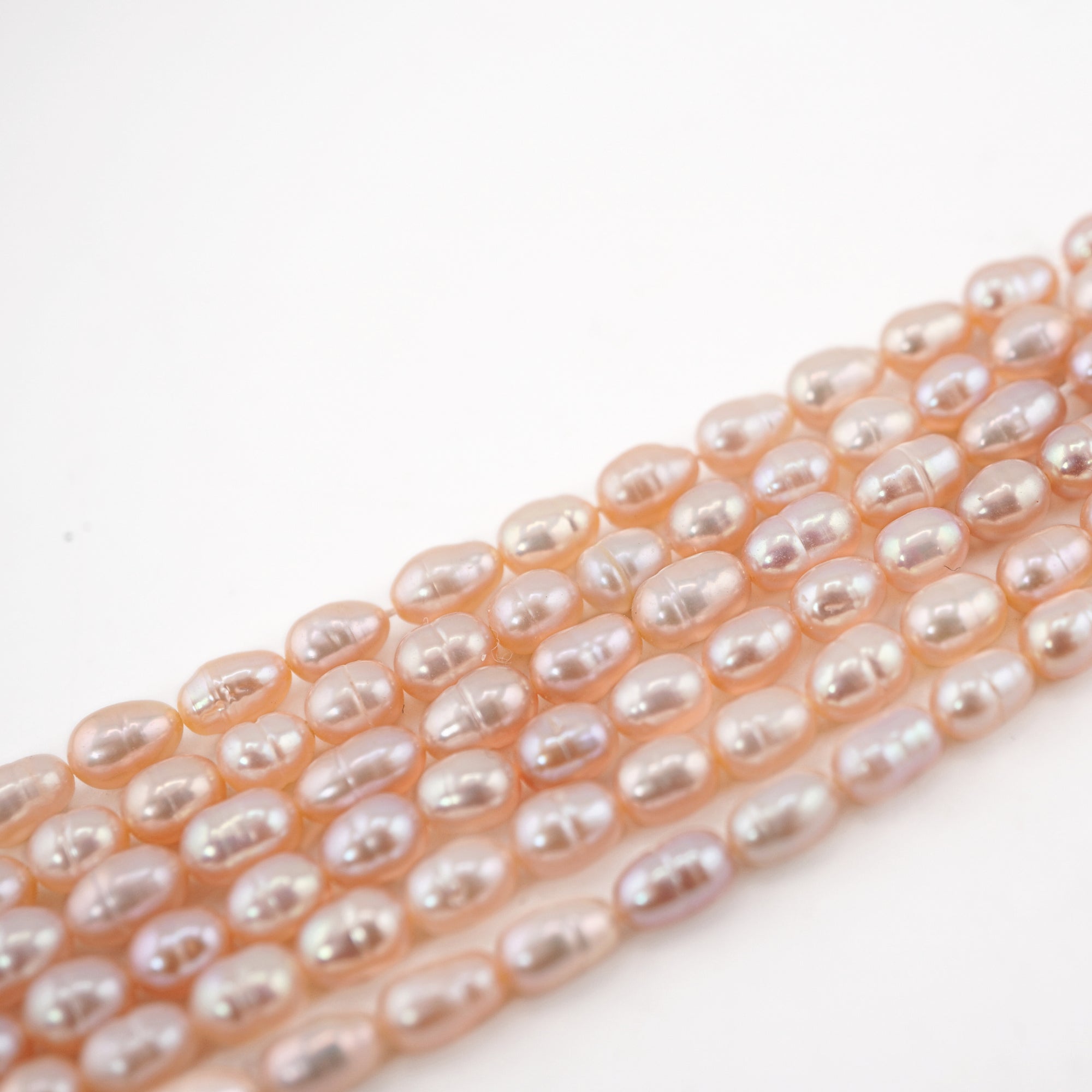 Melon pearl beads for handmade jewelry