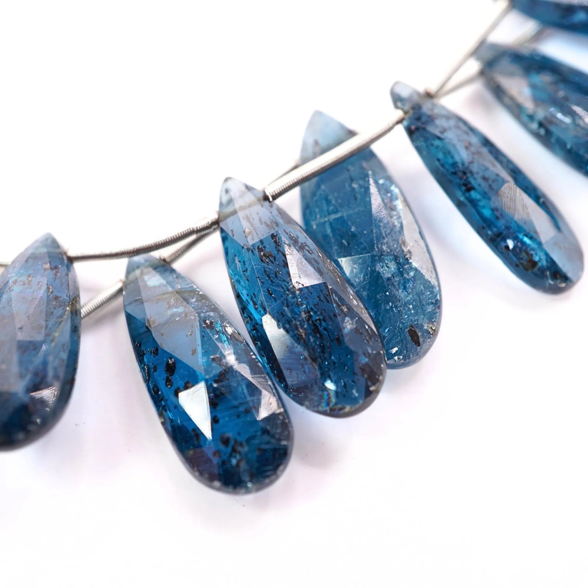 Natural Kyanite Gemstone Beads