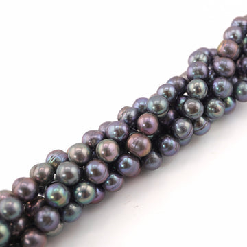 Natural 8MM Peacock Pearl Beads