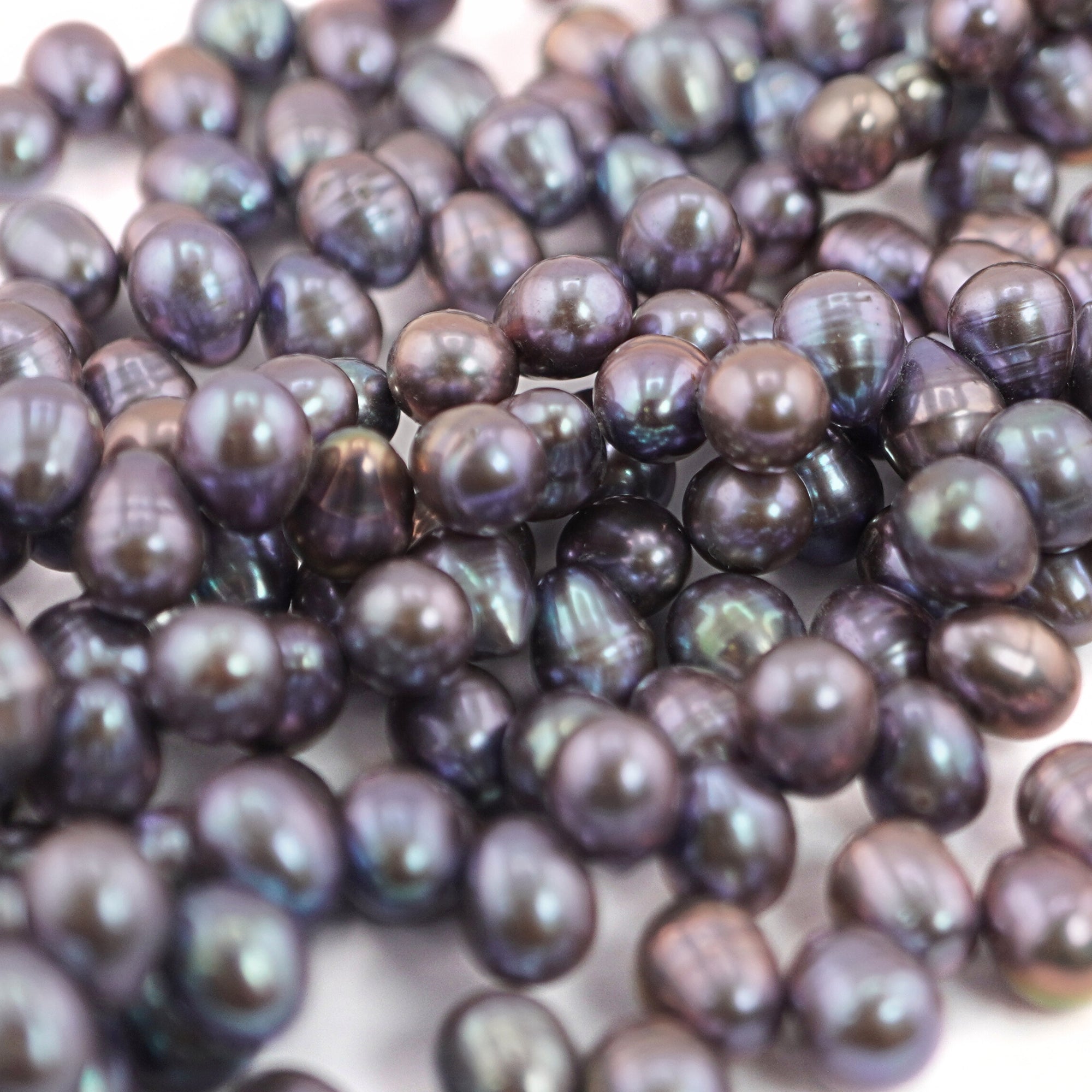 Natural Peacock Pearls for Crafting