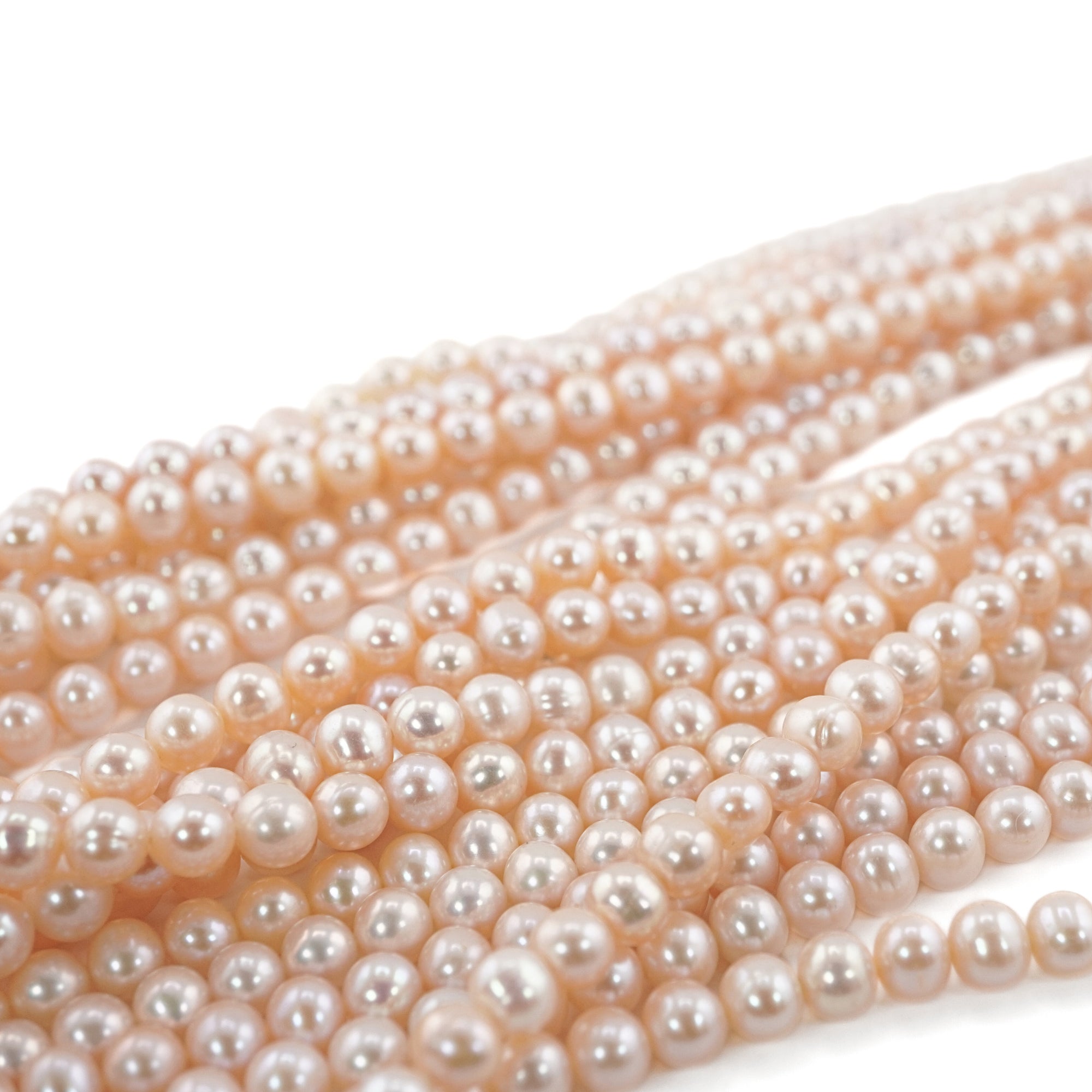 Natural Round Pearl Beads for Jewelry