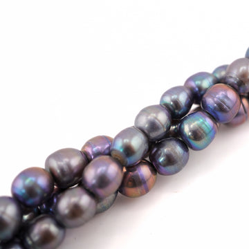 Oval pearls wholesale peacock tone