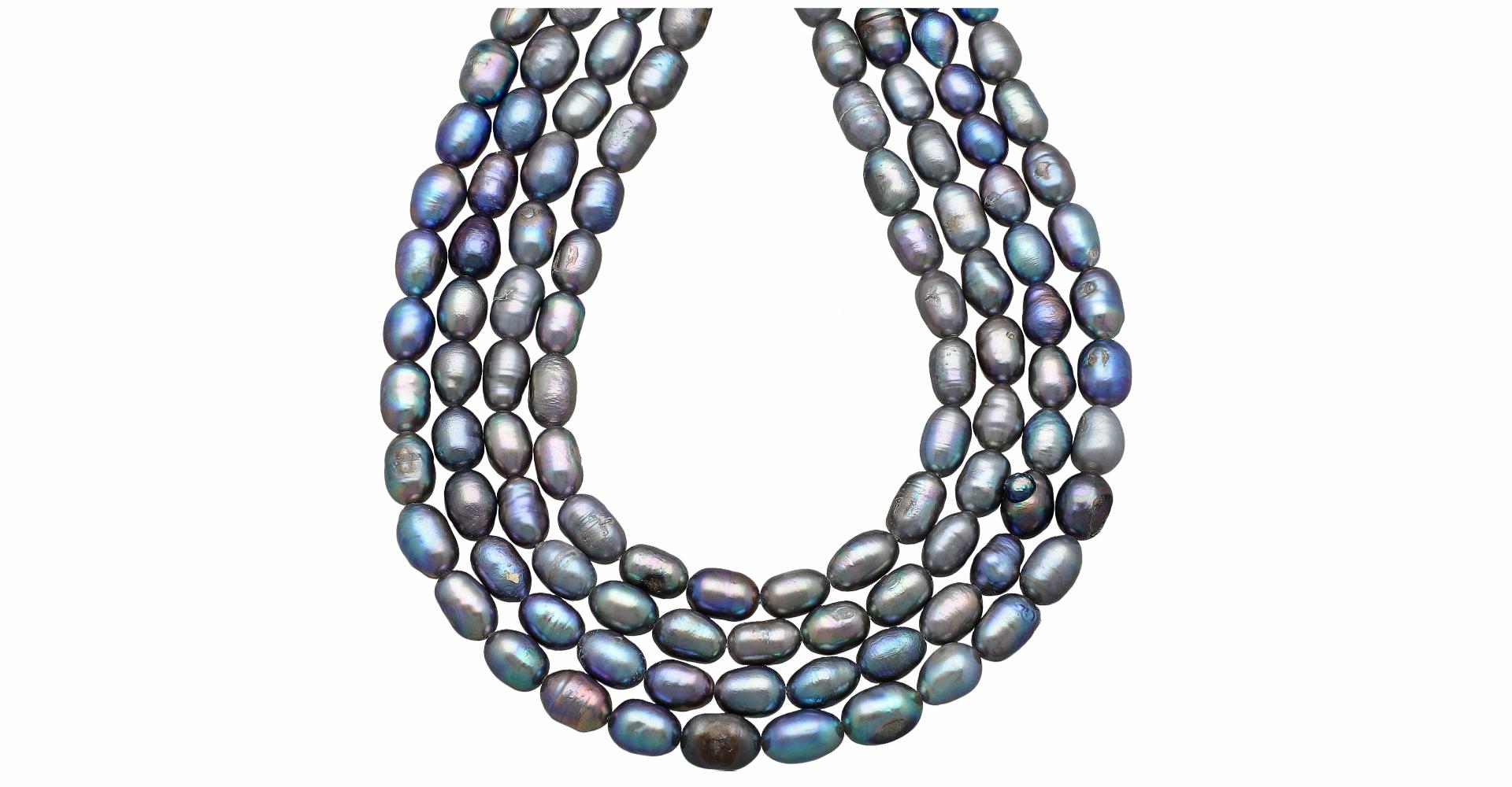 Peacock Freshwater Pearls Beads