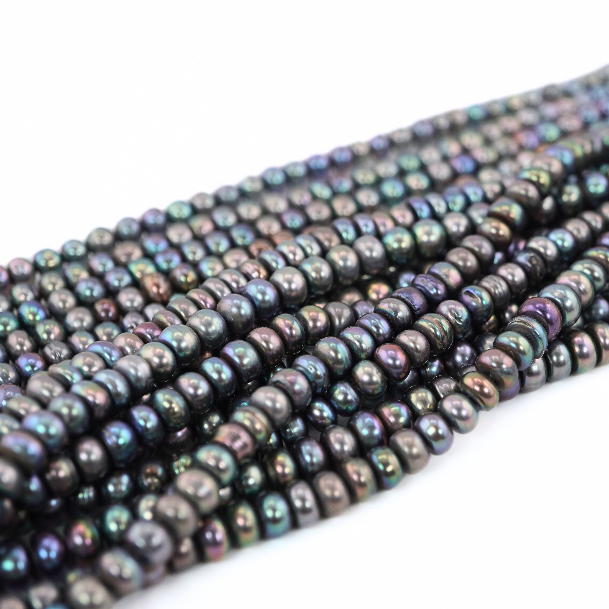 Peacock Colored FW Beads