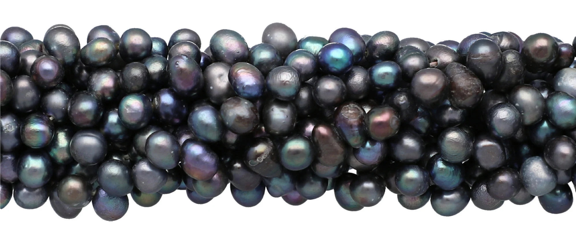 Peacock Drop Briolette Freshwater Pearl Beads