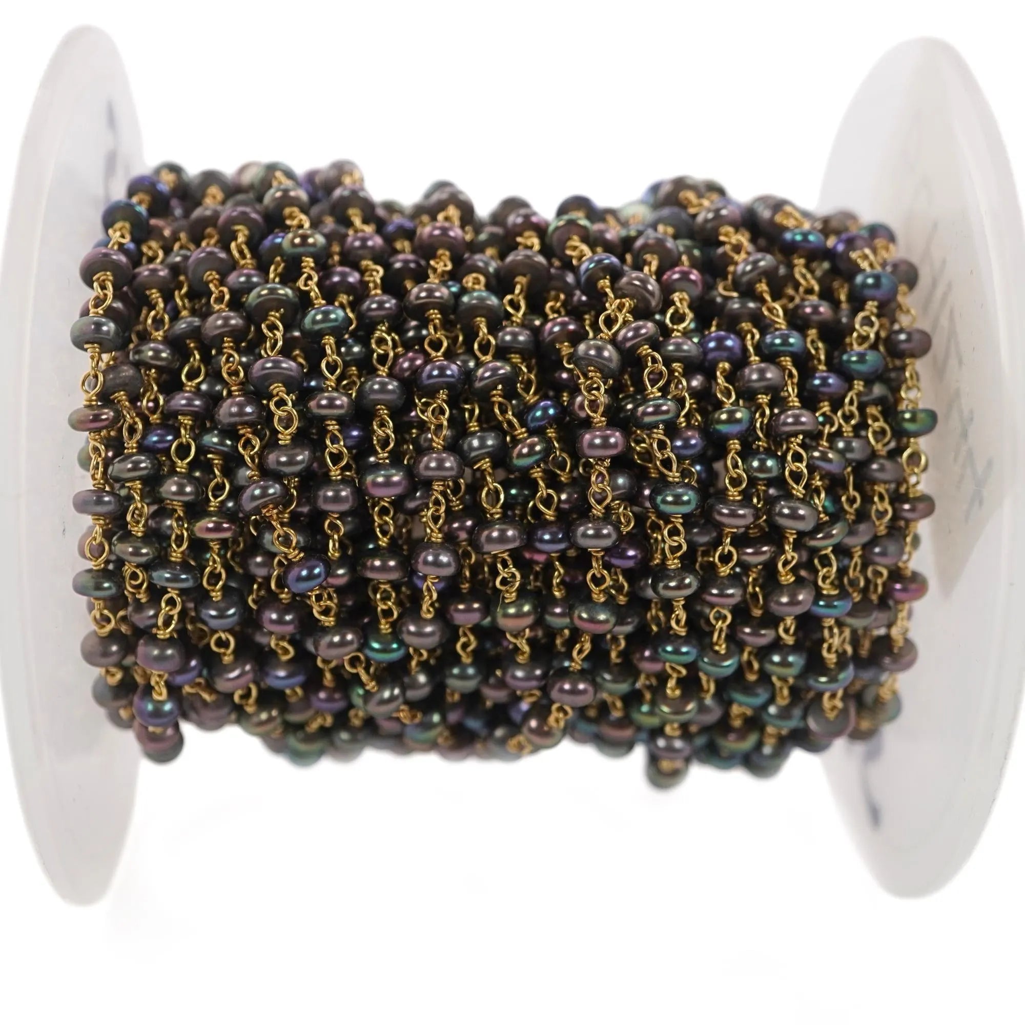 Peacock pearl rosary chain