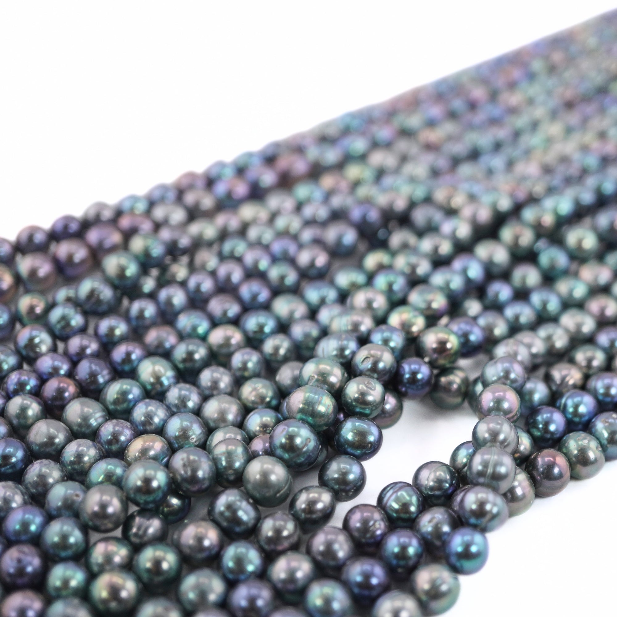 Premium Bulk Peacock Freshwater Pearls Beads