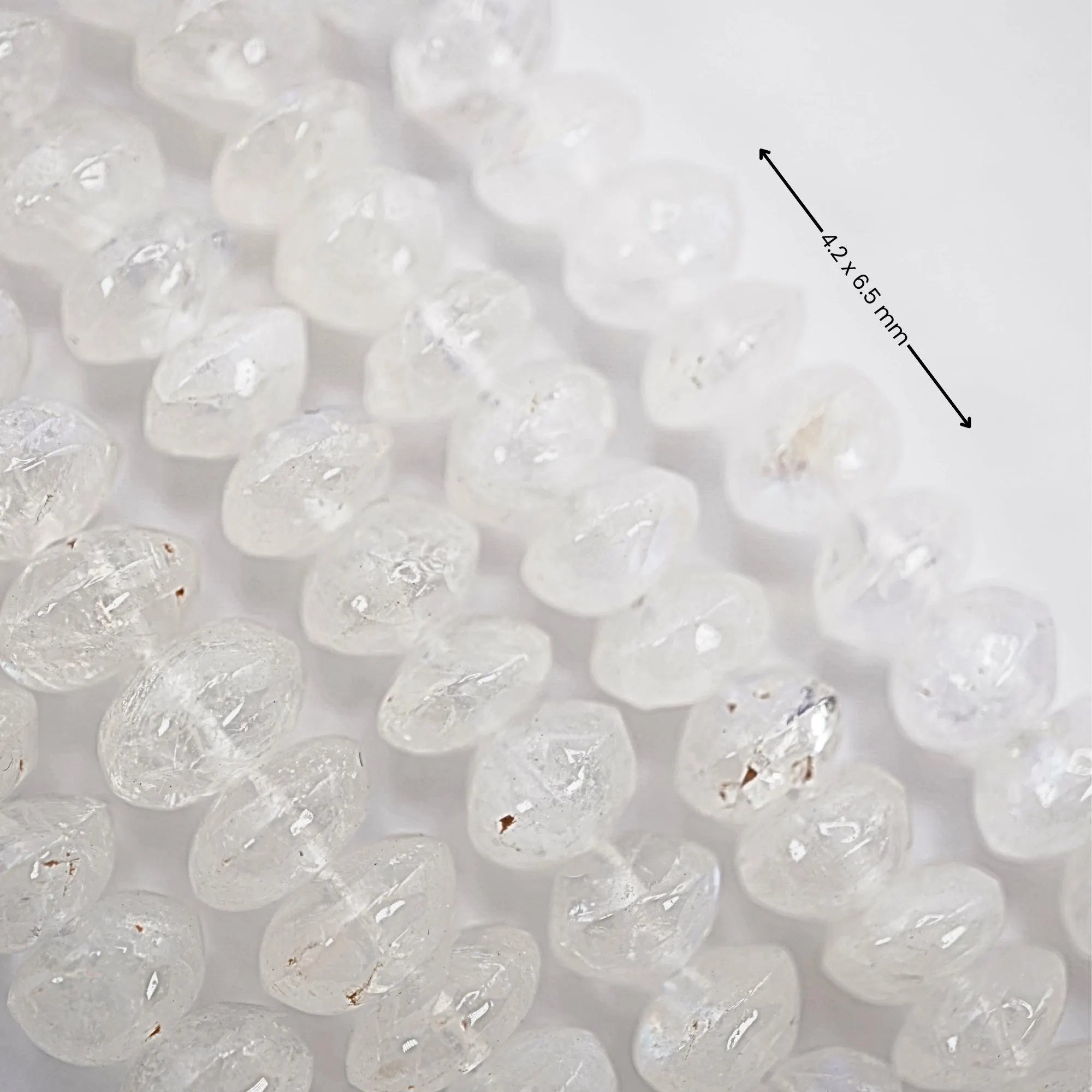 Rainbow Moonstone Smooth Saucer Shape Strand Beads